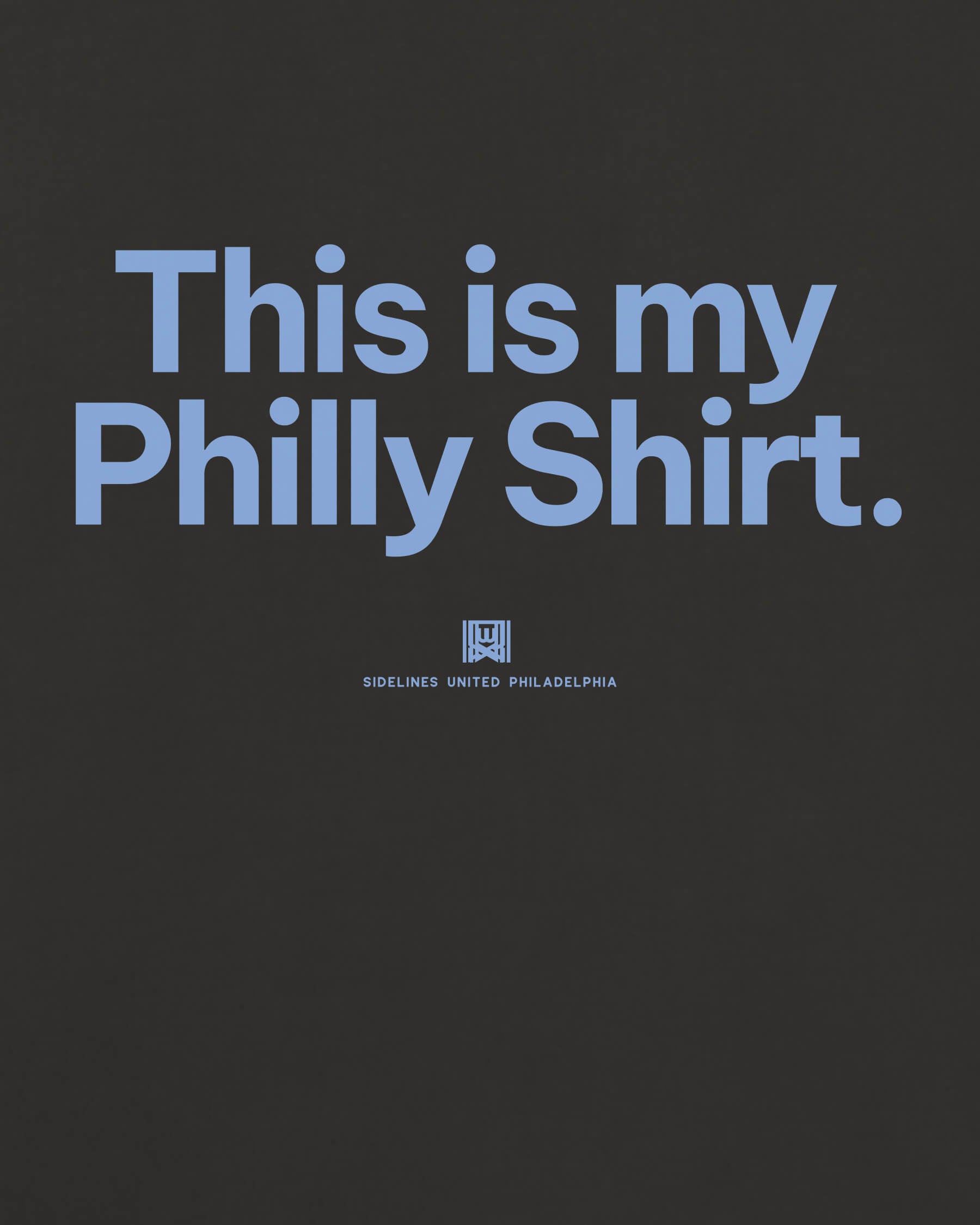 Philly My Shirt Tee - Washed Black / Blue - Zoom