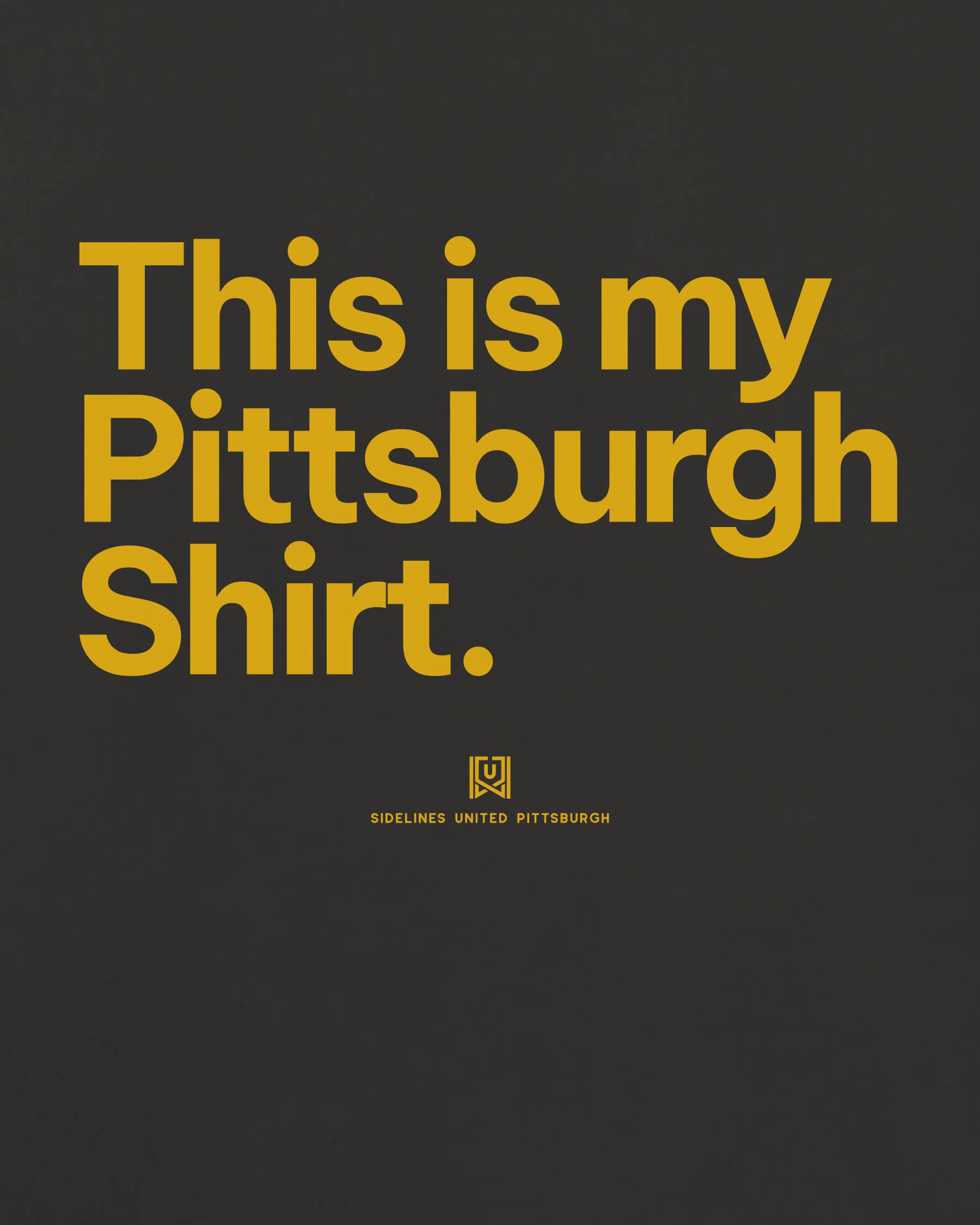 PGH My Shirt Tee - Washed Black / Gold - Zoom