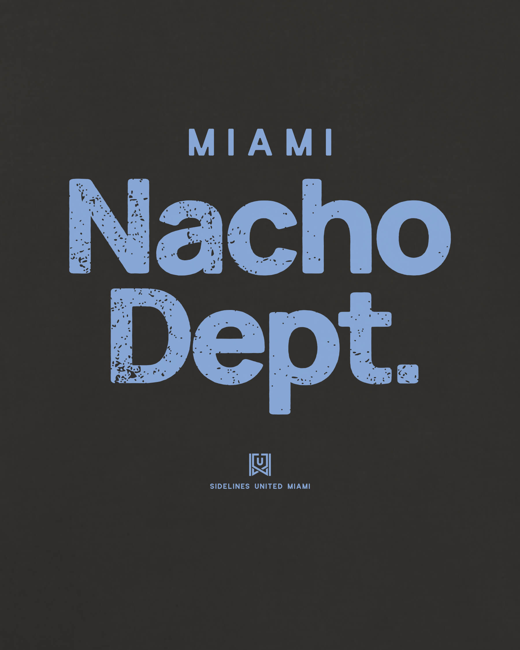MIA Nacho Dept Tee - Washed Black / Blue - Zoom