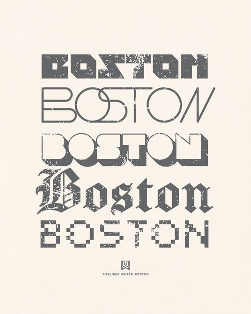 BOS Not Your Type Vintage White Tee