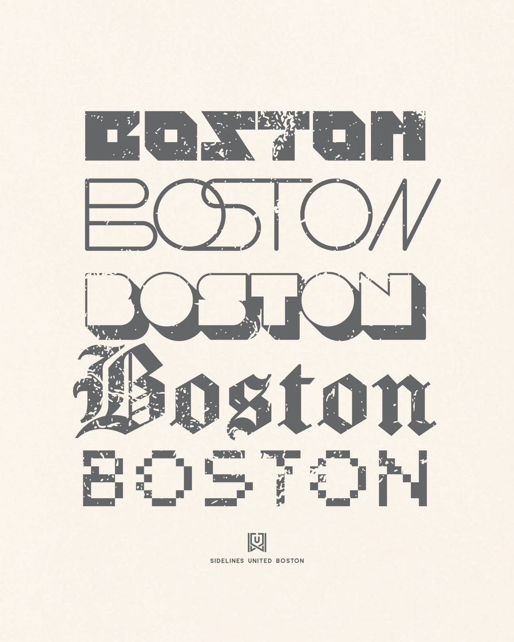 BOS Not Your Type Tee - Vintage White - Zoom