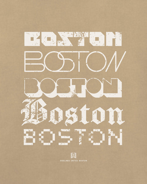 BOS Not Your Type Khaki Tee