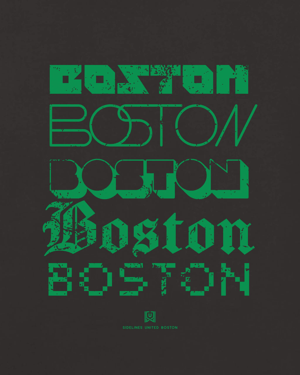 BOS Not Your Type Black Tee
