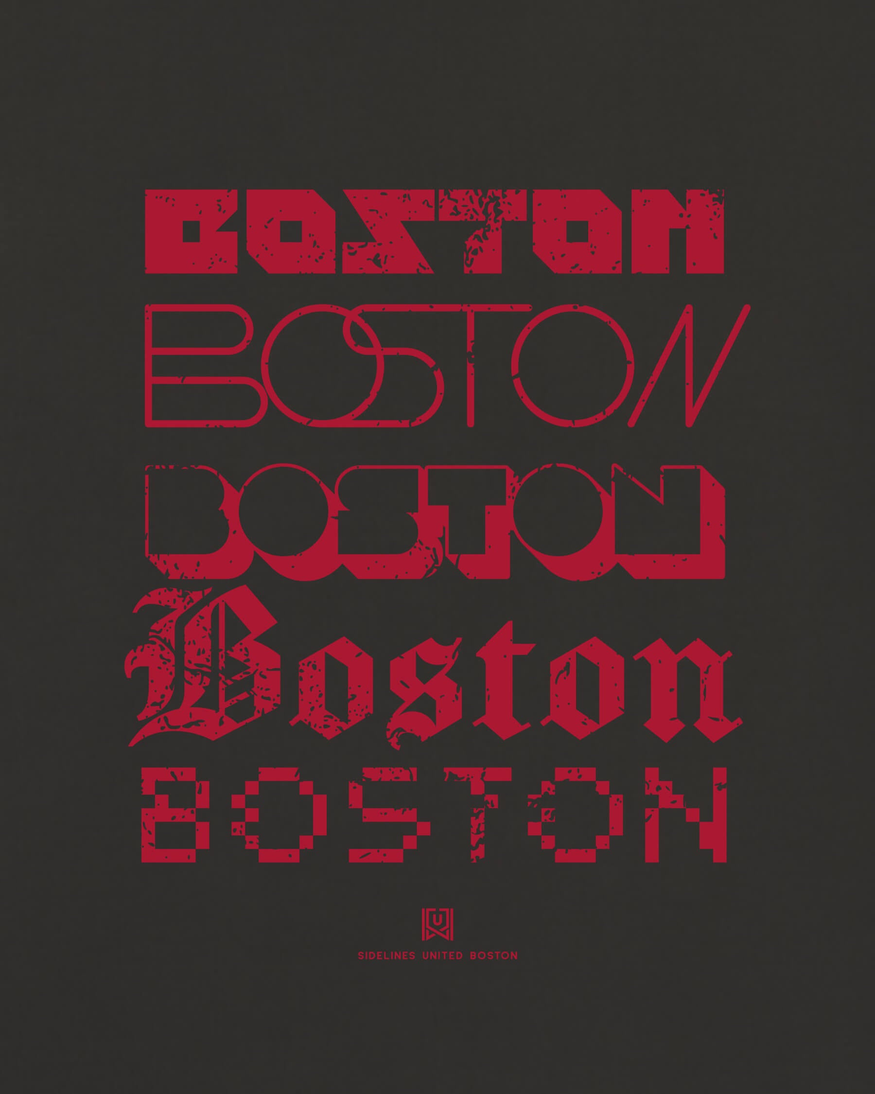 BOS Not Your Type Black Tee