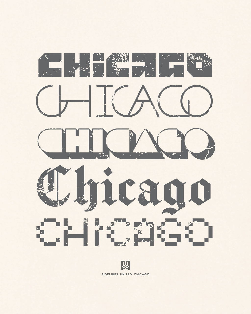 CHI Not Your Type Tee - Vintage White - Zoom