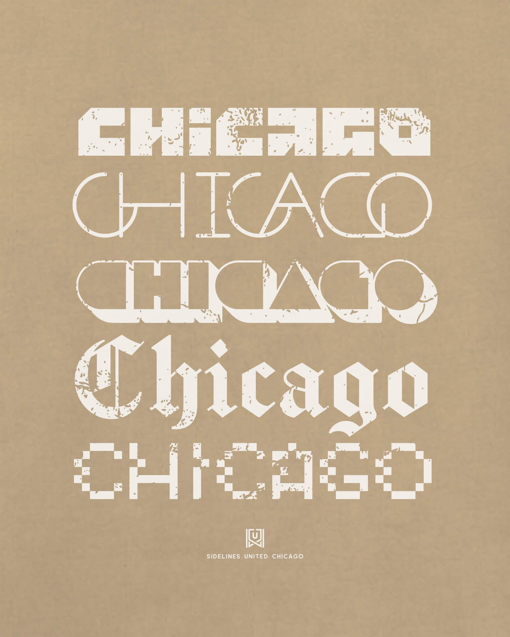 CHI Not Your Type Khaki Tee