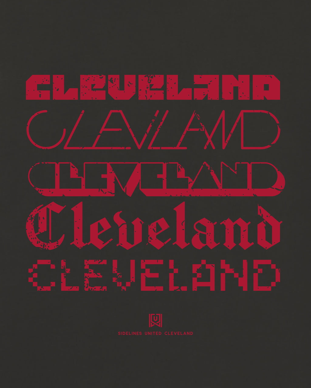 CLE Not Your Type Black Tee