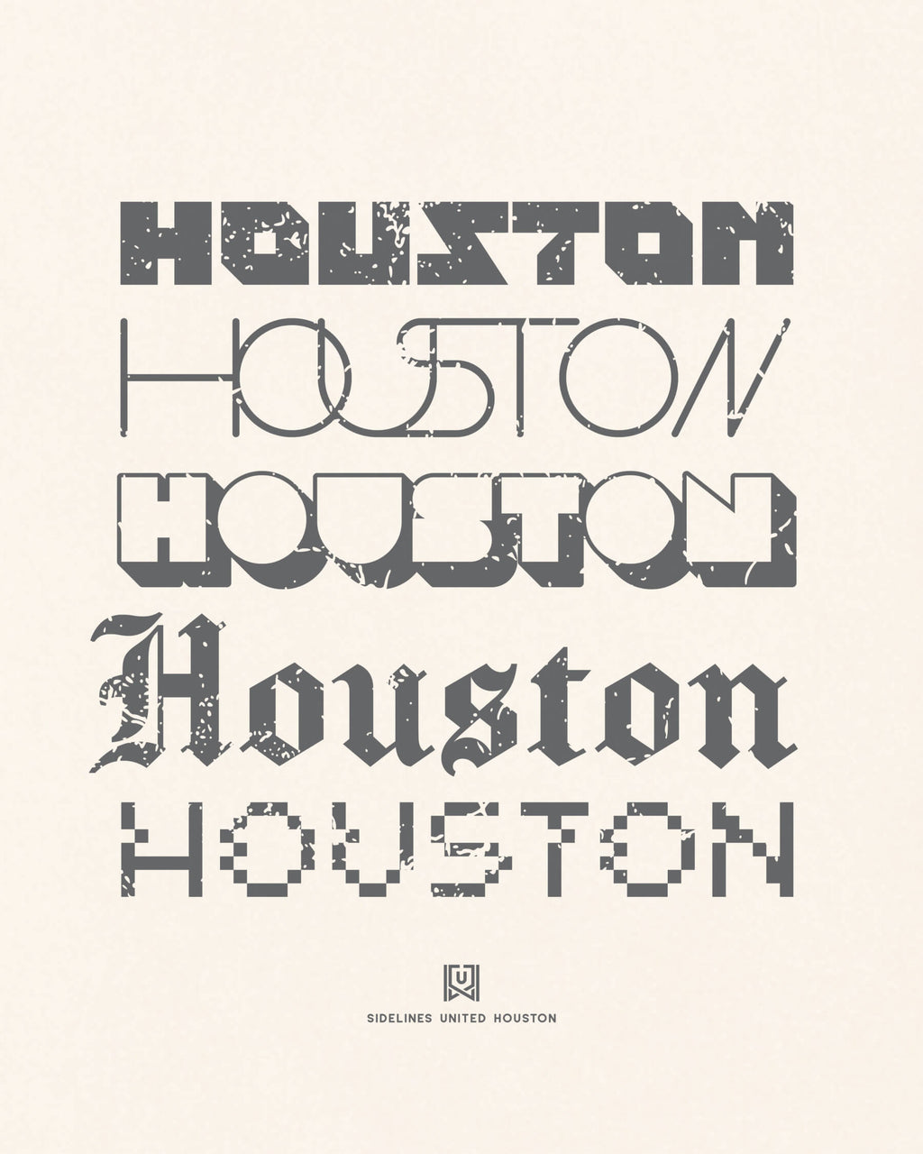 HOU Not Your Type Tee - Vintage White - Zoom