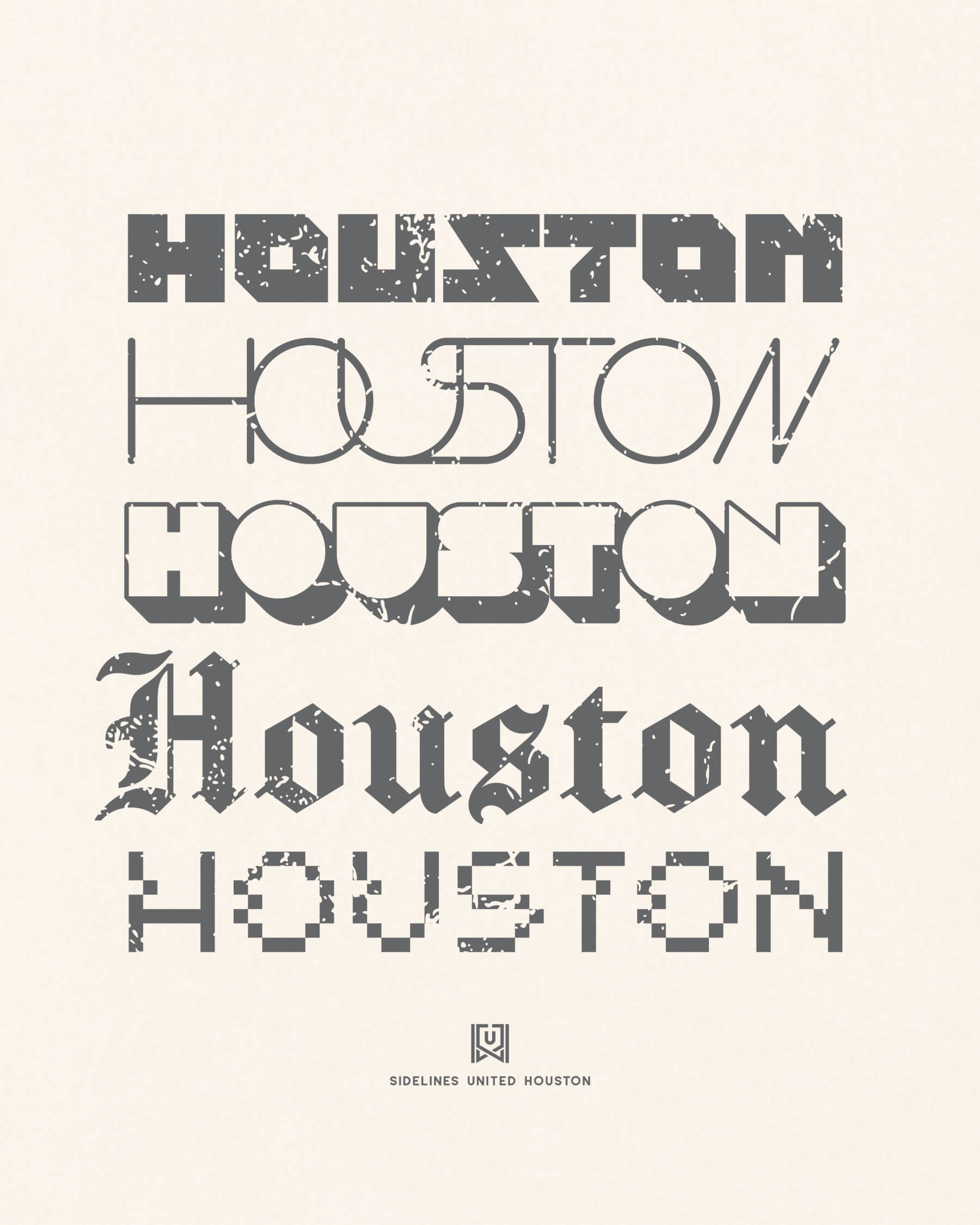 HOU Not Your Type Tee - Vintage White - Zoom