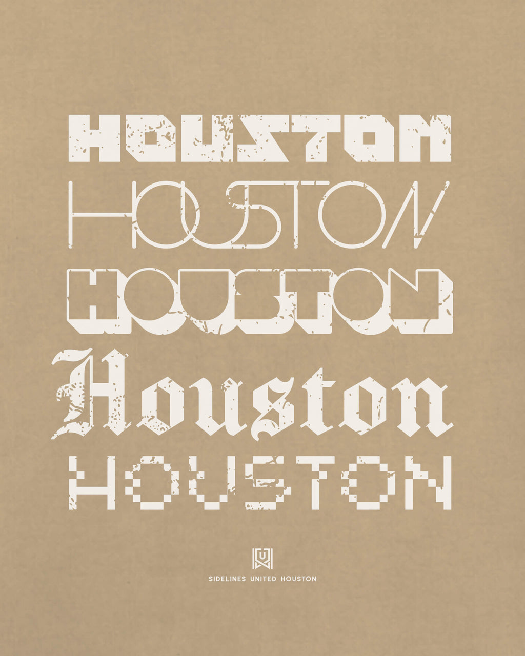 HOU Not Your Type Khaki Tee