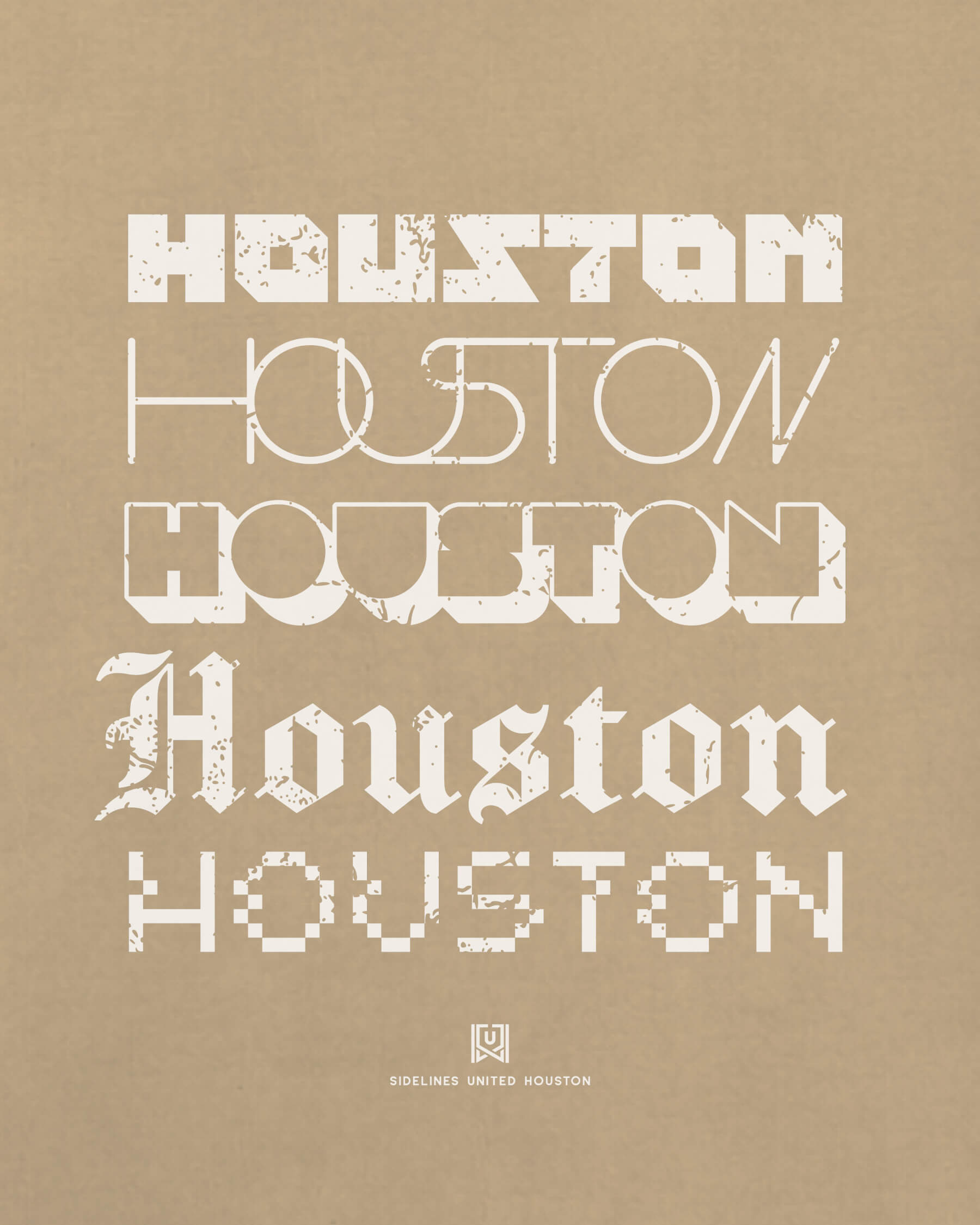 HOU Not Your Type Khaki Tee