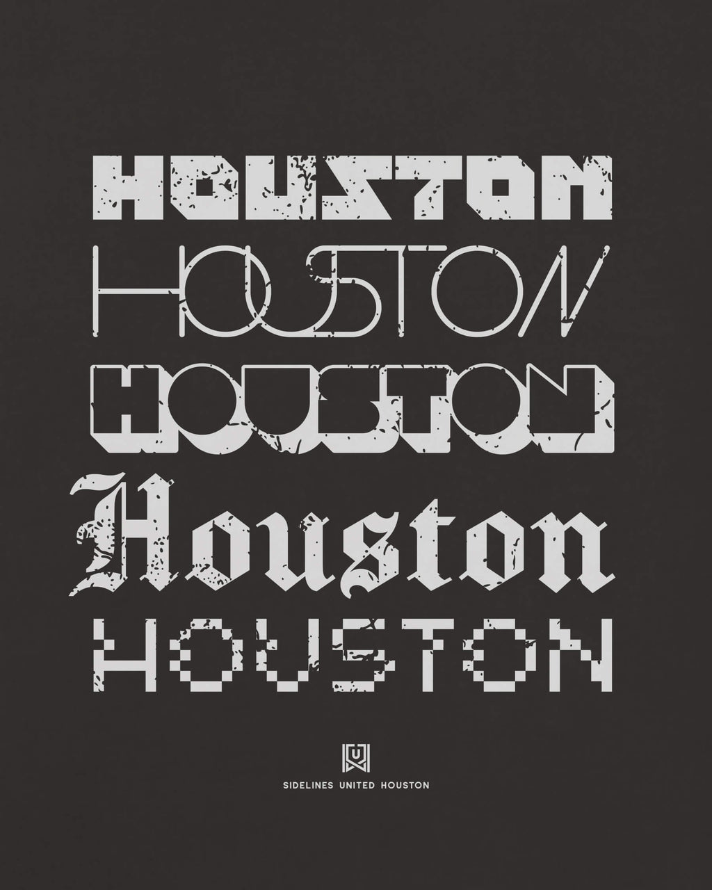 HOU Not Your Type Black Tee