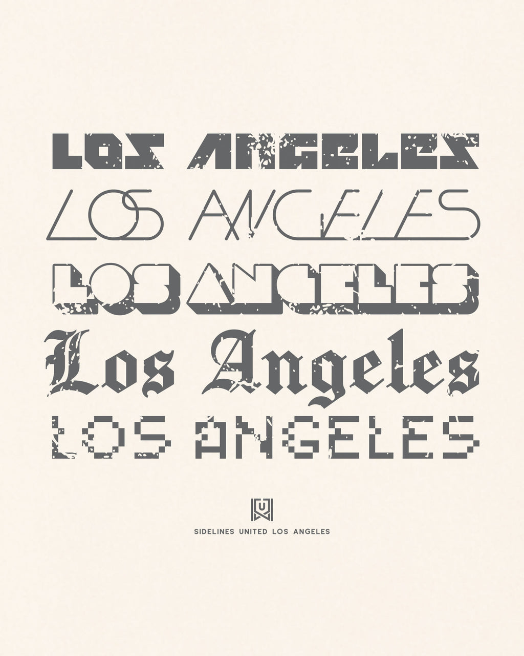 LA Not Your Type Vintage White Tee
