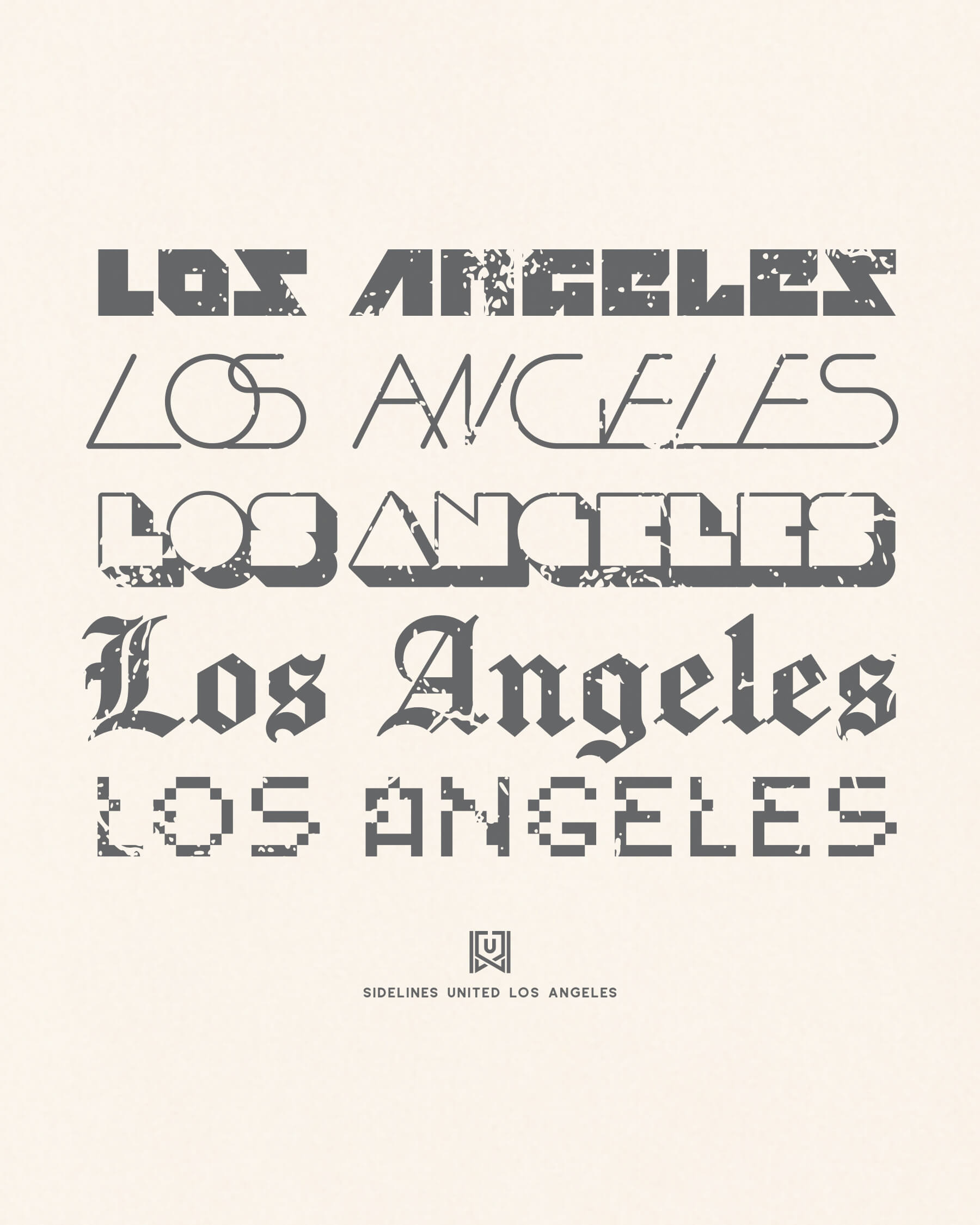 LA Not Your Type Vintage White Tee