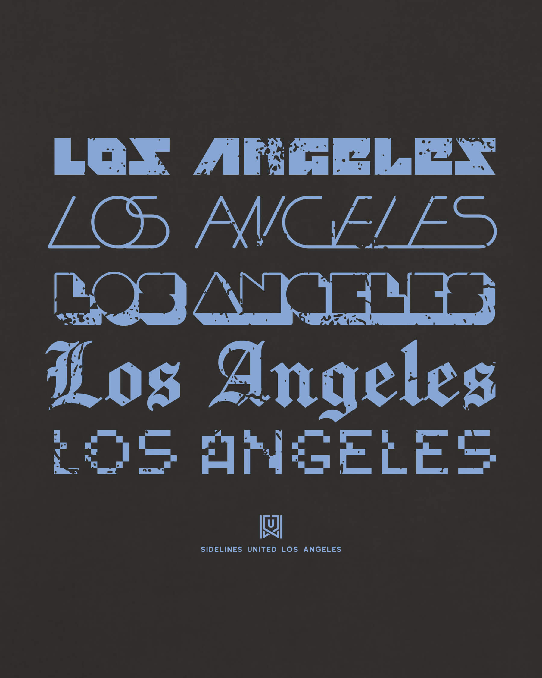 LA Not Your Type Black Tee