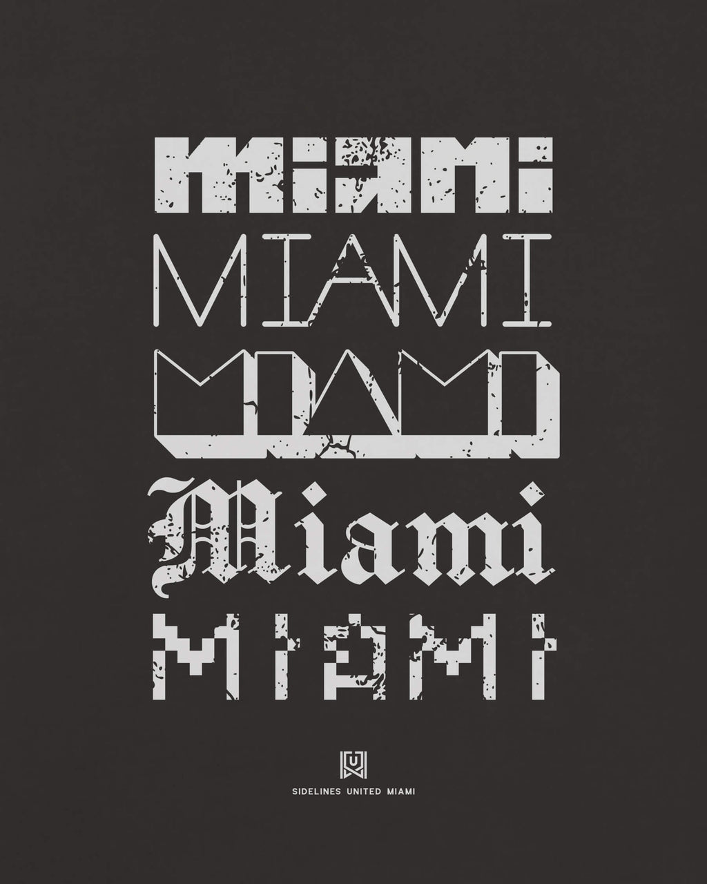 MIA Not Your Type Black Tee