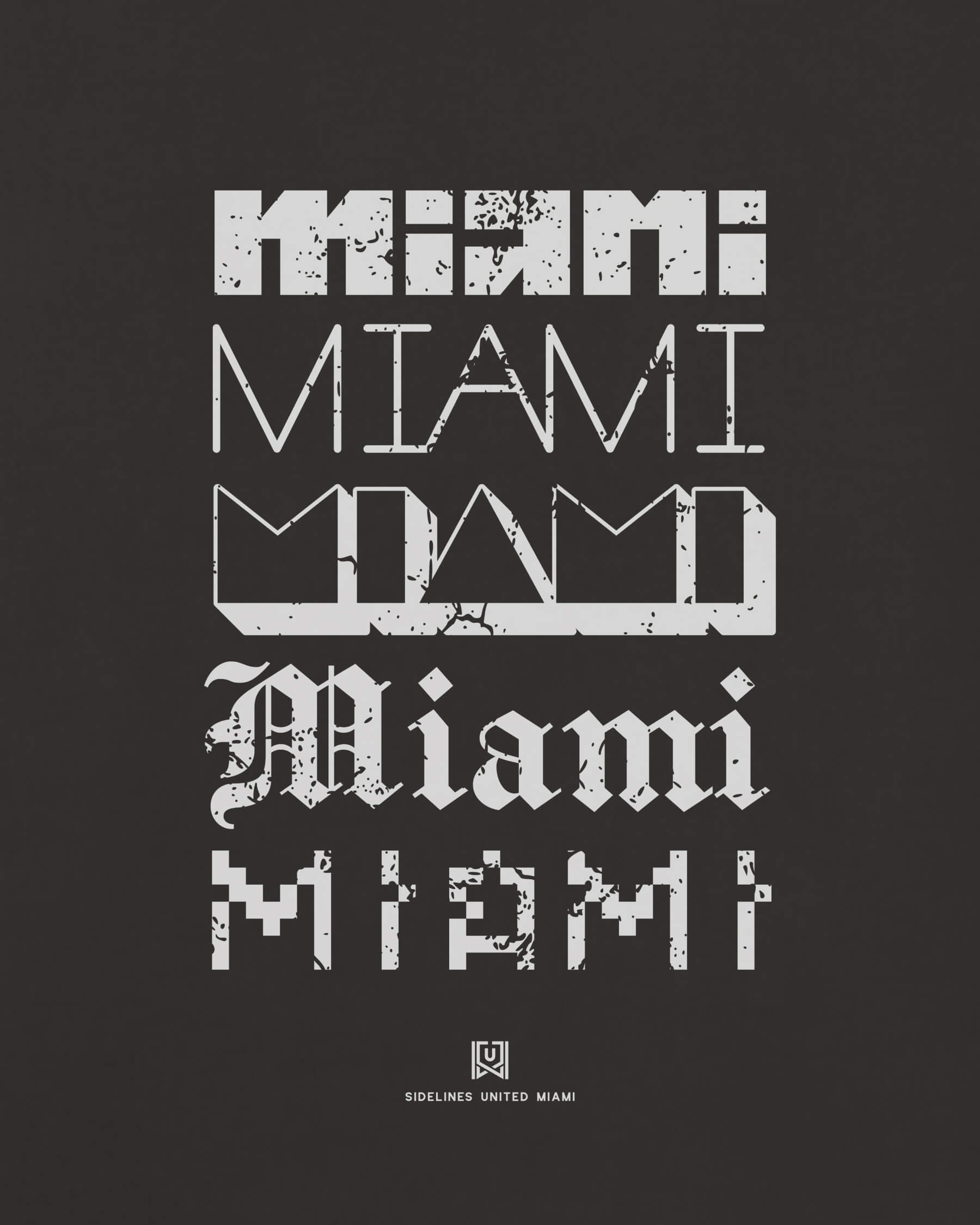 MIA Not Your Type Black Tee