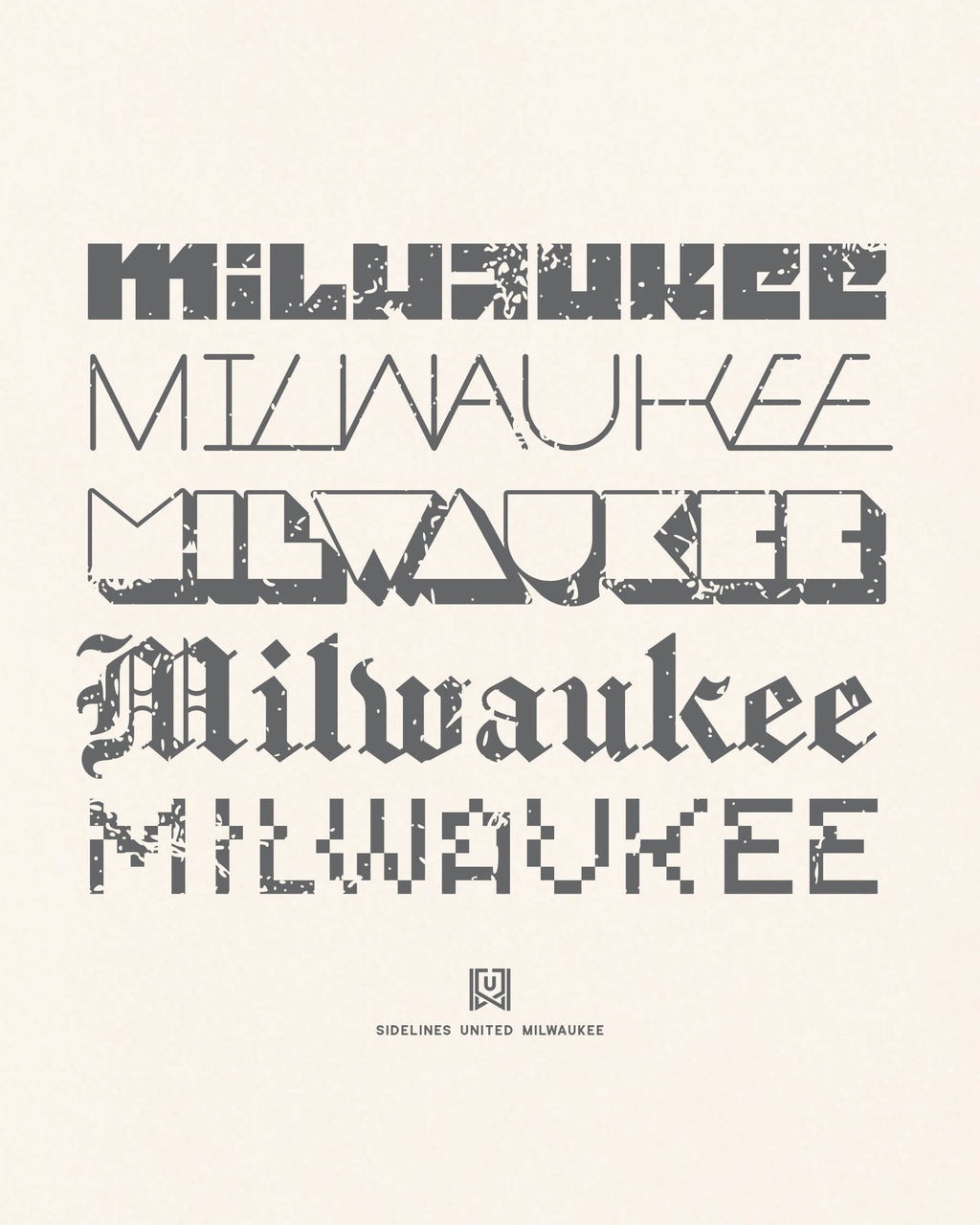 MKE Not Your Type Vintage White Tee