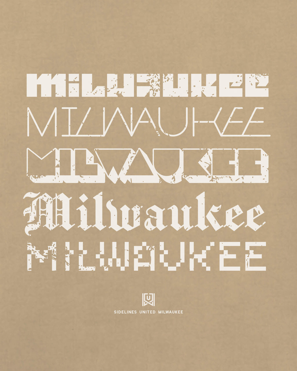 MKE Not Your Type Khaki Tee