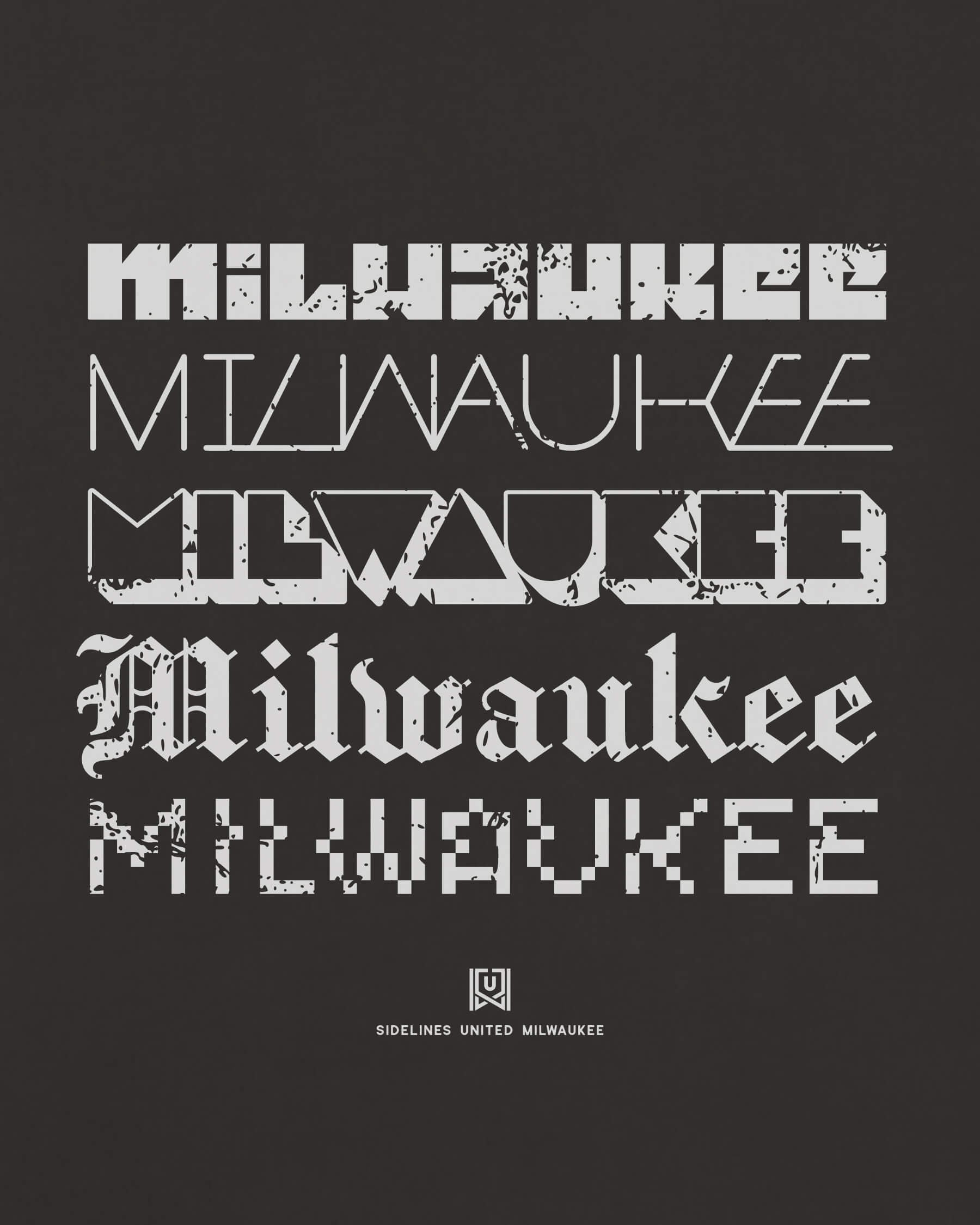 MKE Not Your Type Black Tee