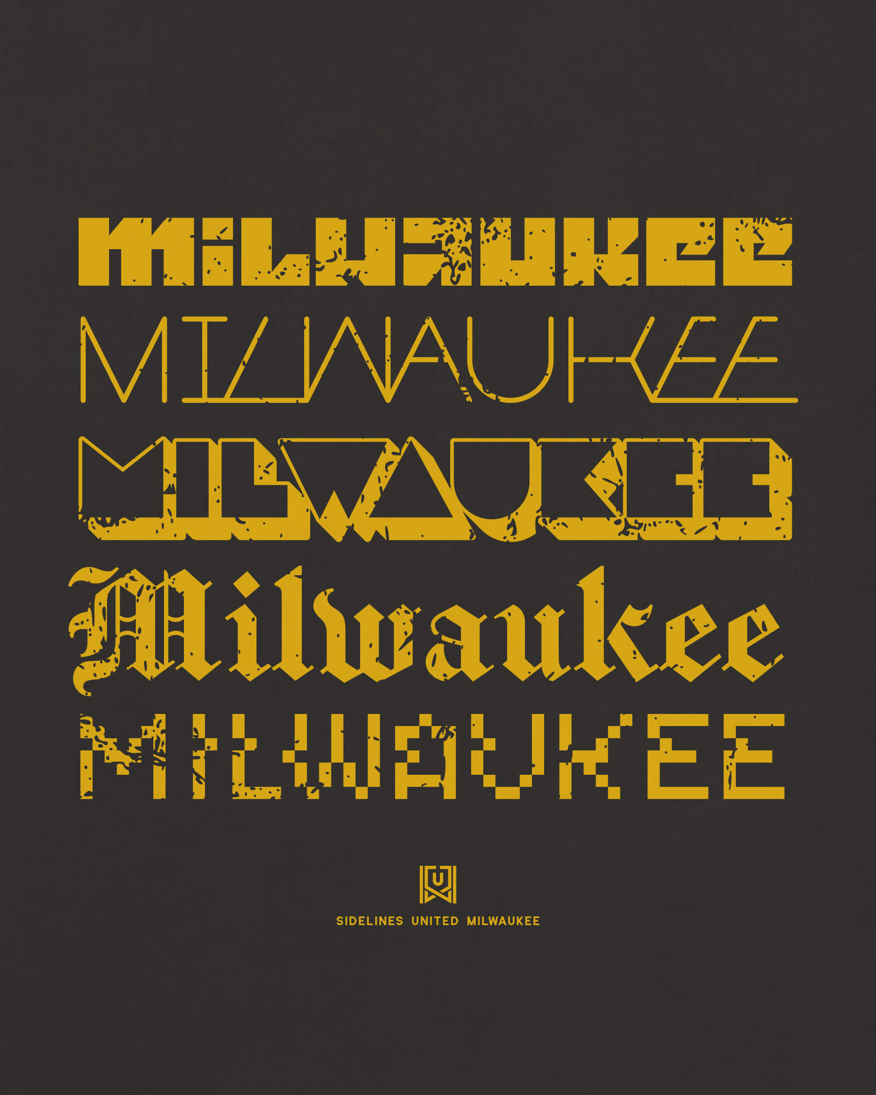MKE Not Your Type Black Tee
