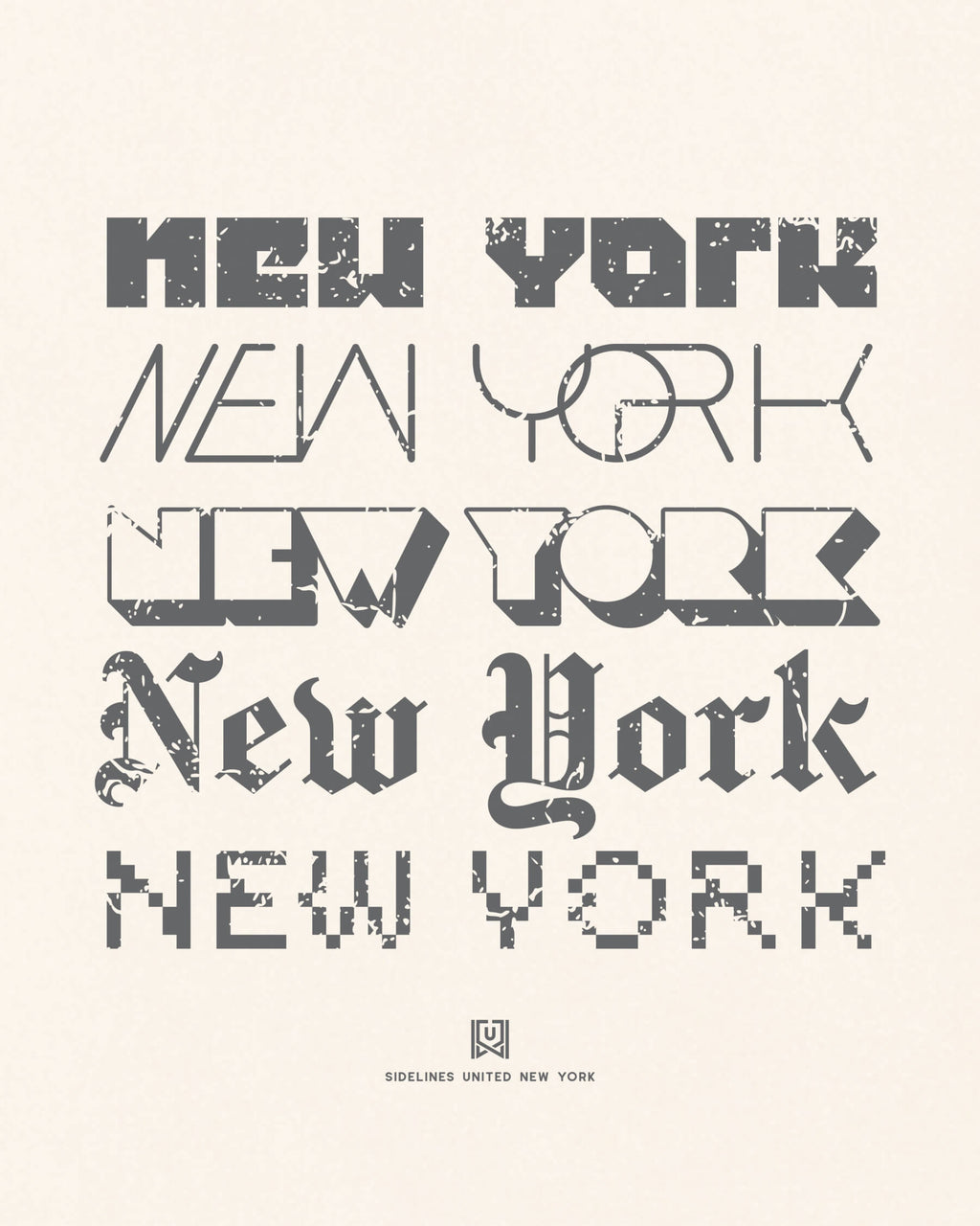 NY Not Your Type Tee - Vintage White - Zoom