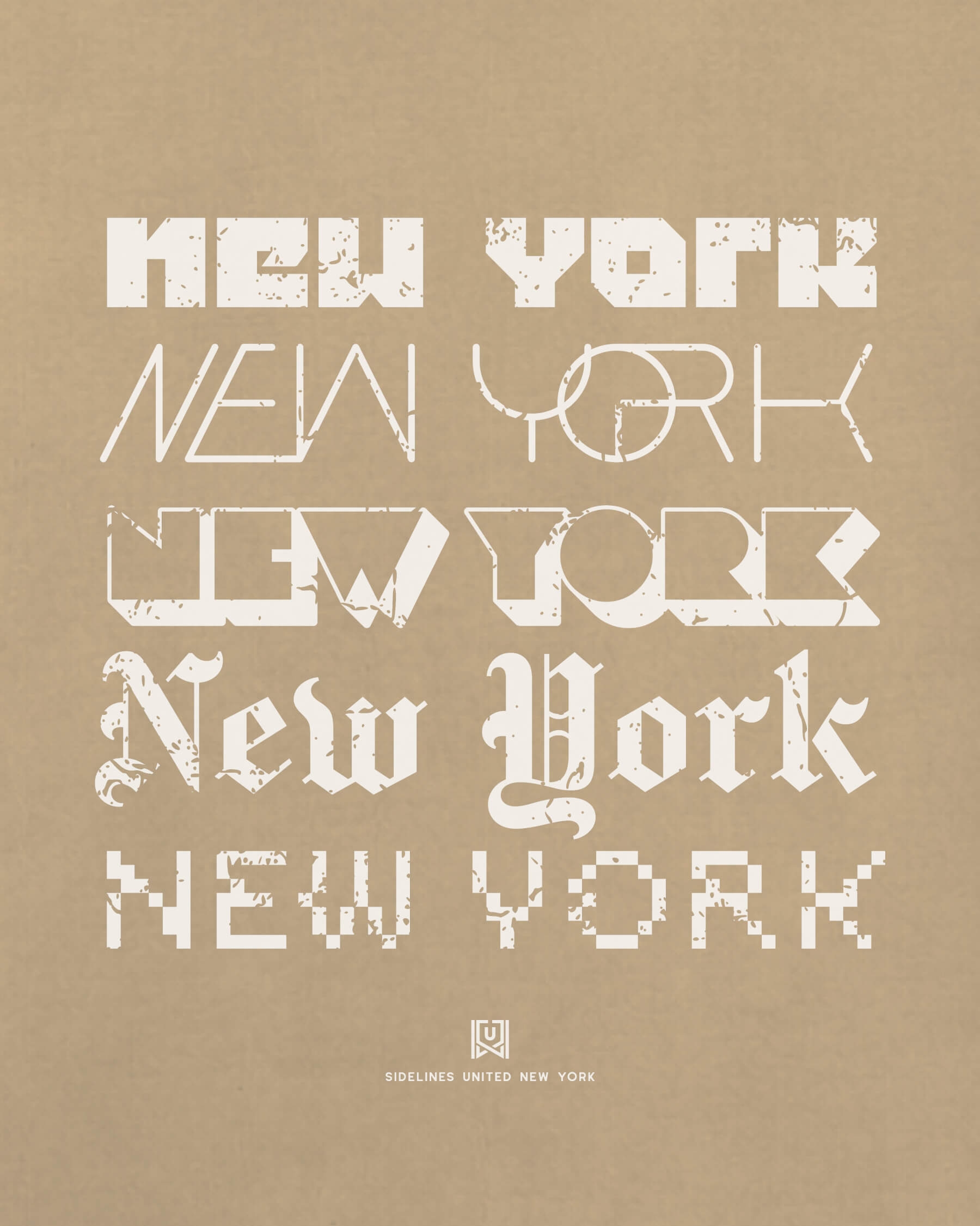 NY Not Your Type Khaki Tee