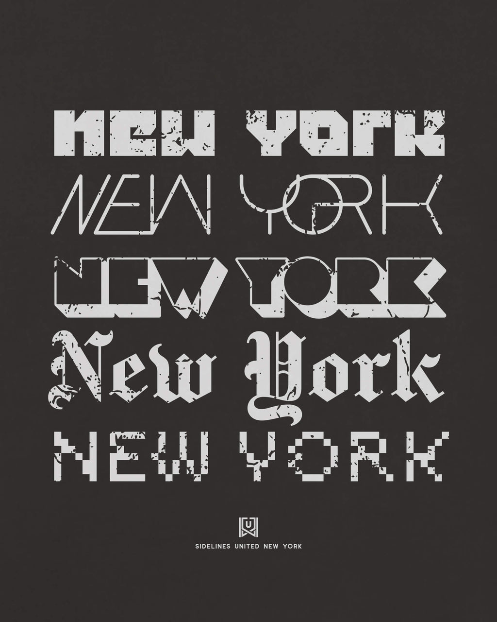 NY Not Your Type Black Tee