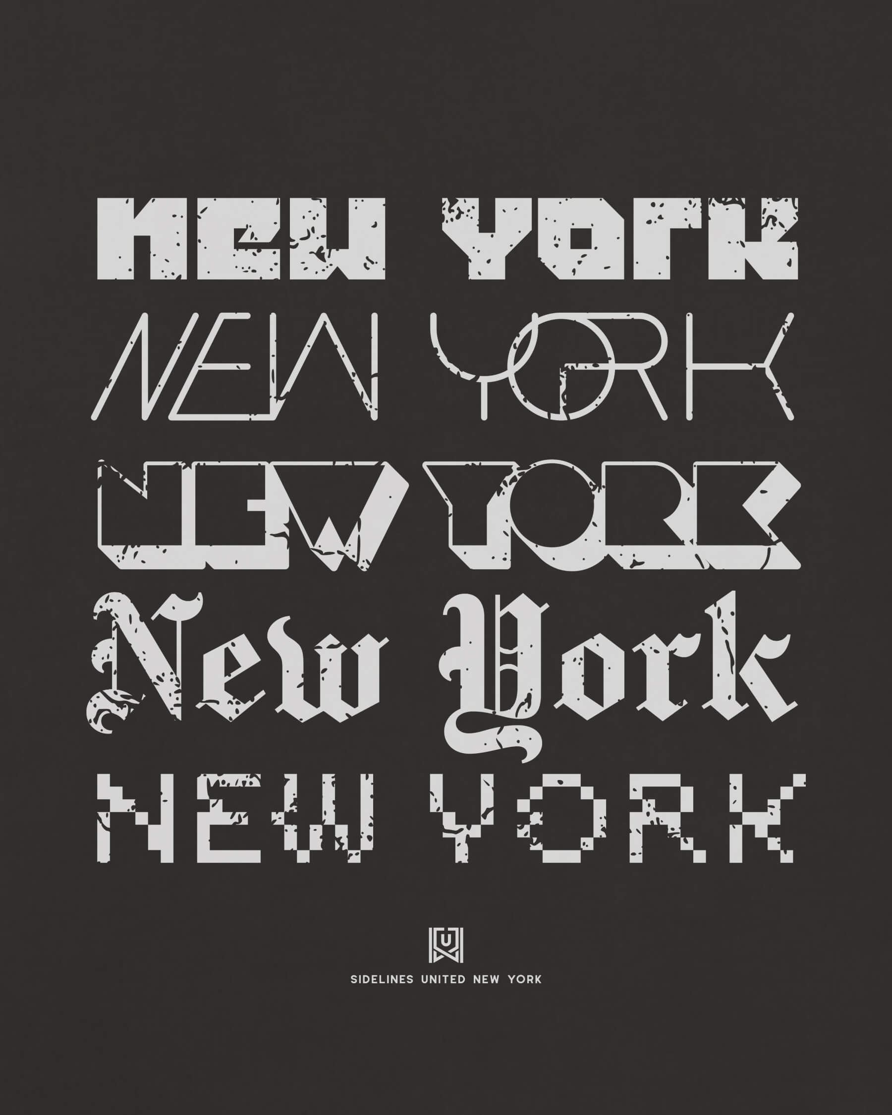 NY Not Your Type Black Tee