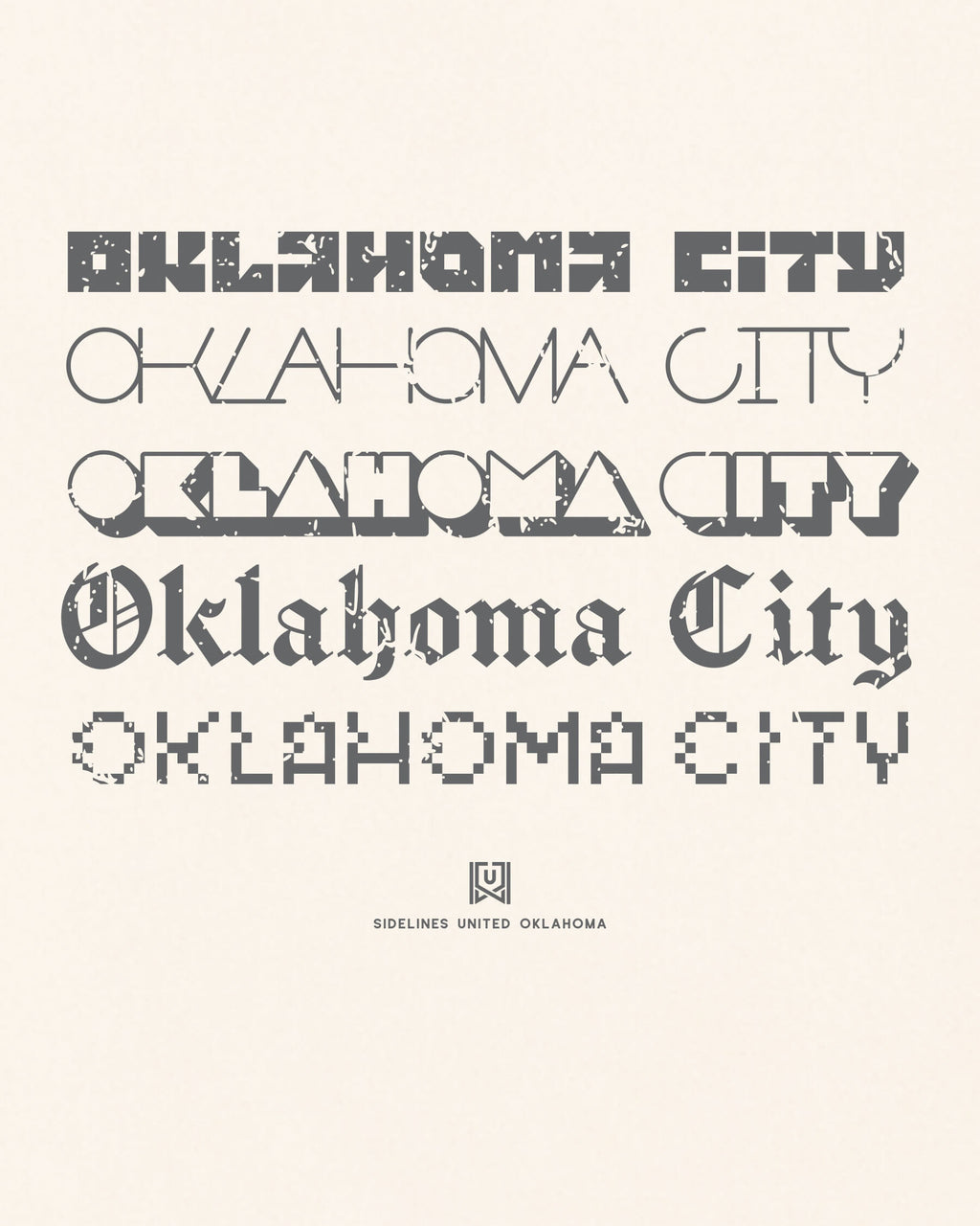 OKC Not Your Type Tee - Vintage White - Zoom