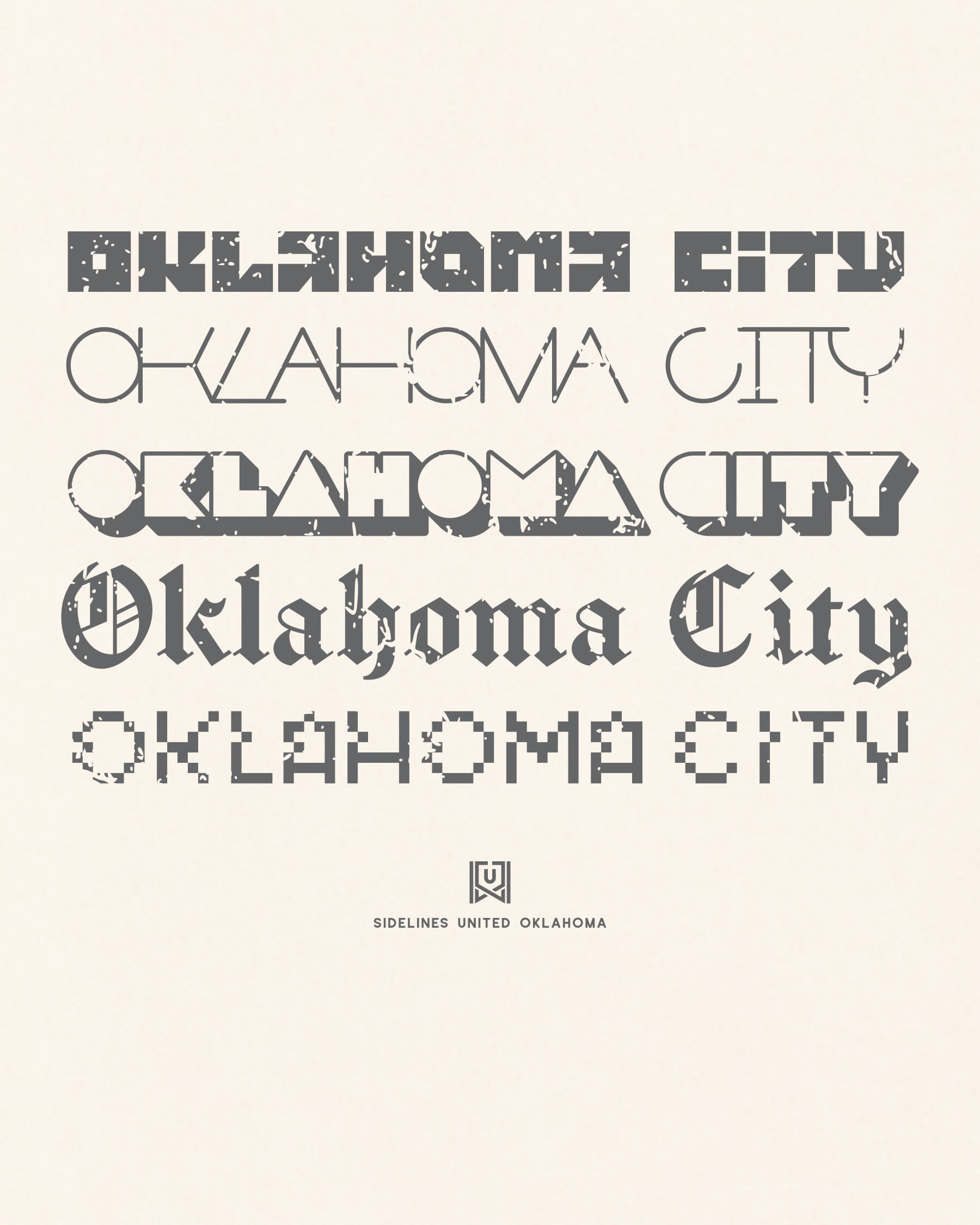 OKC Not Your Type Tee - Vintage White - Zoom