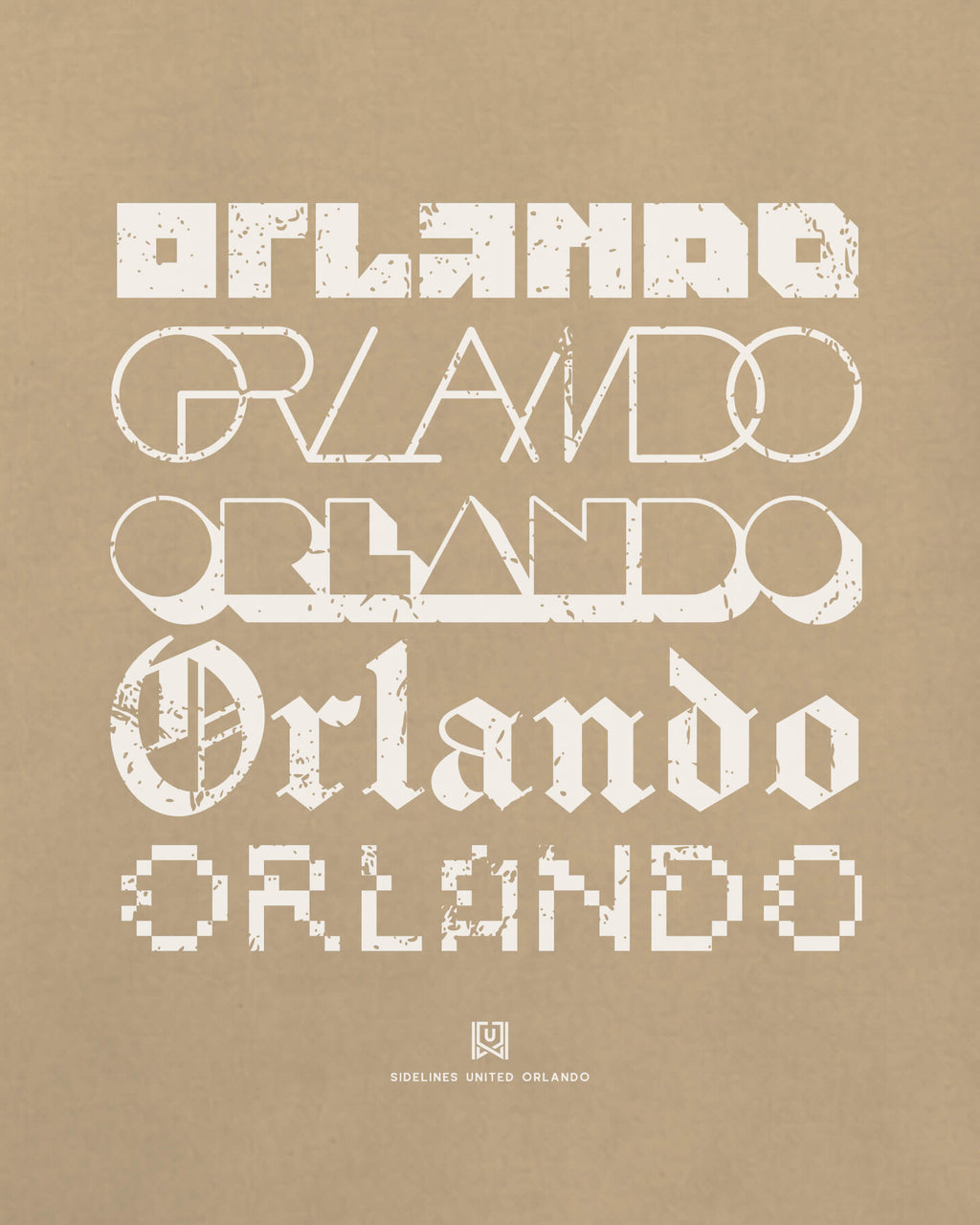 Orlando Not Your Type Tee - Khaki - Zoom
