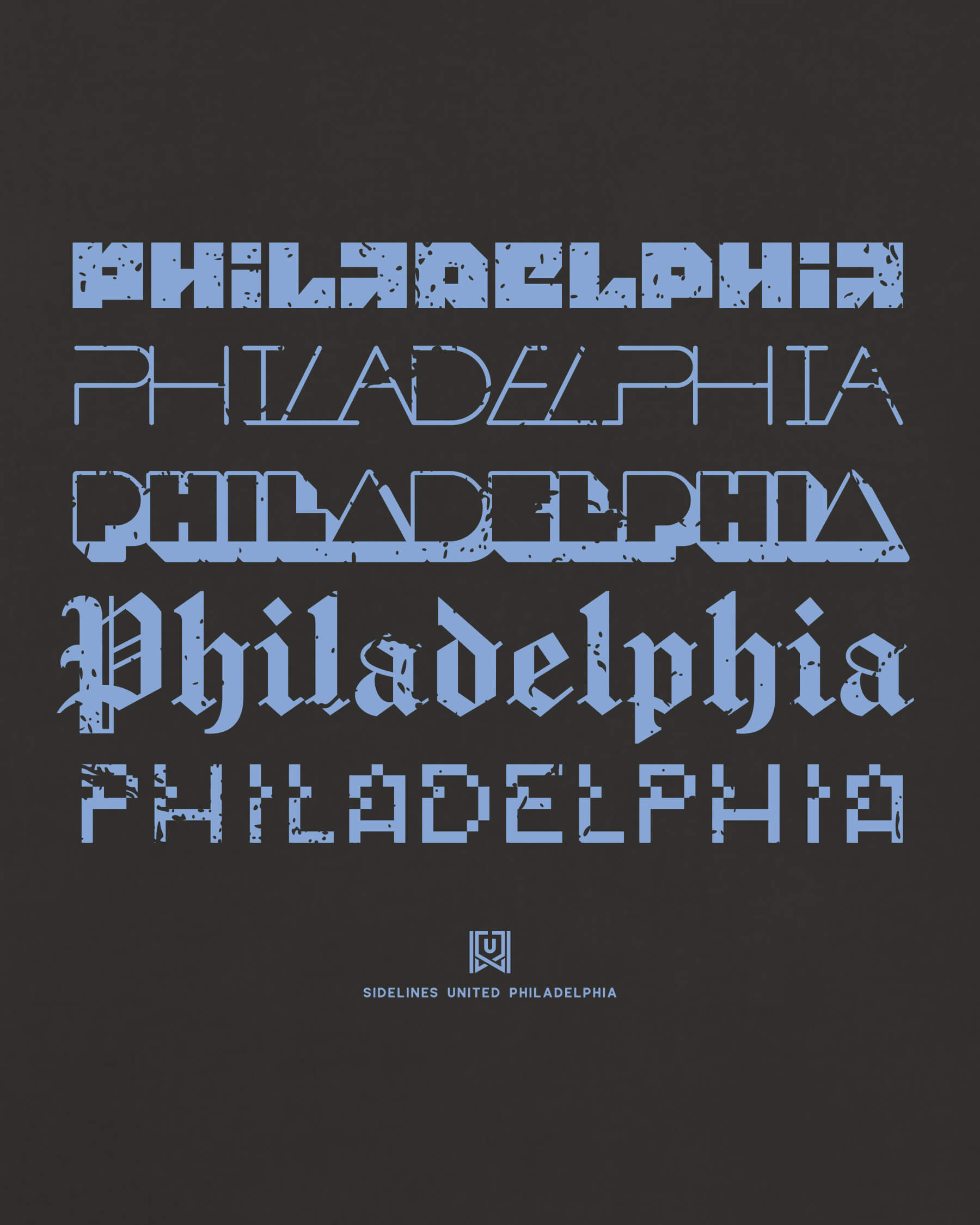 Philly Not Your Type Black Tee