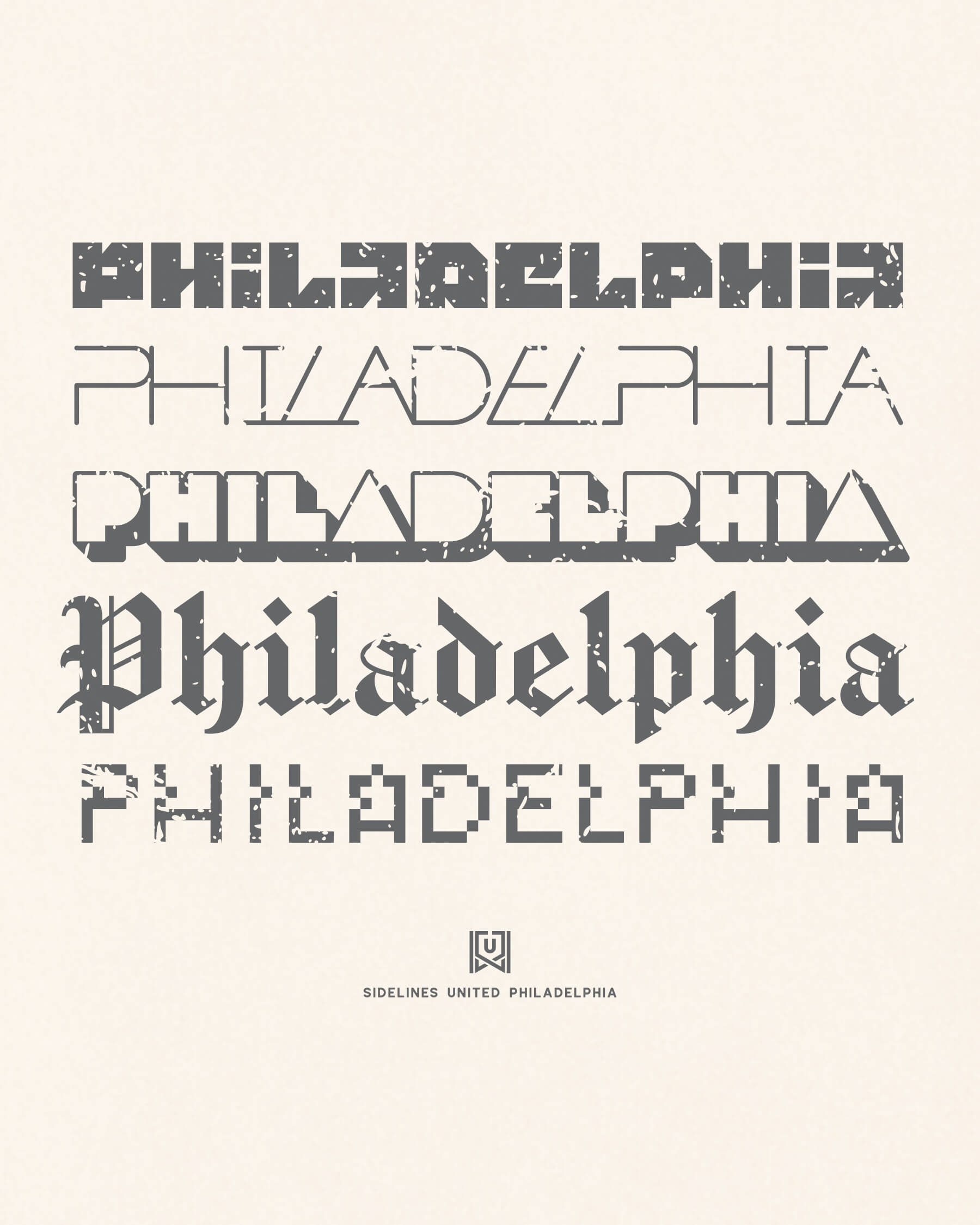 Philly Not Your Type Vintage White Tee