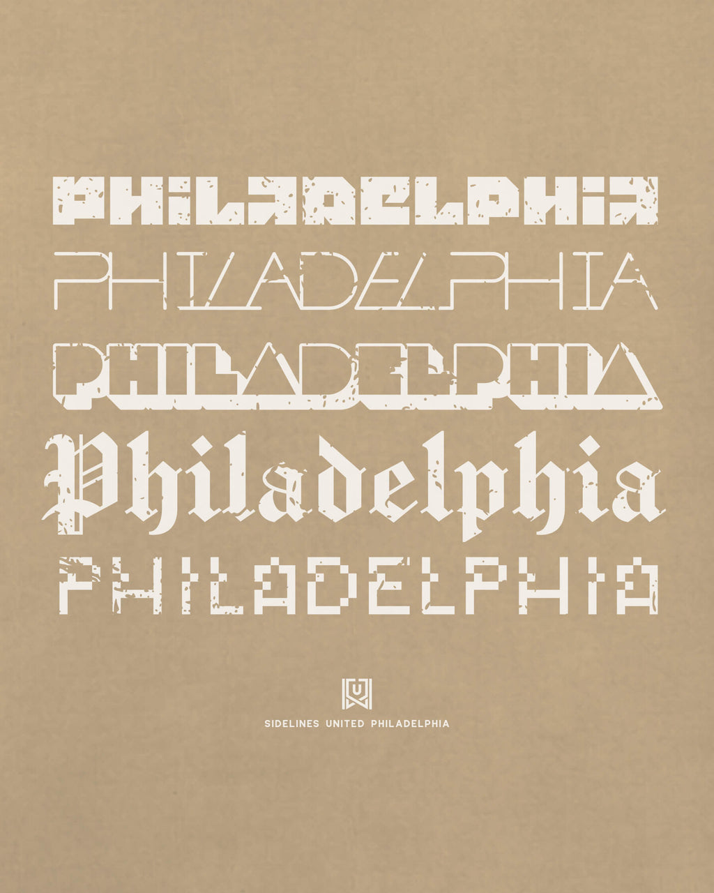 Philly Not Your Type Khaki Tee