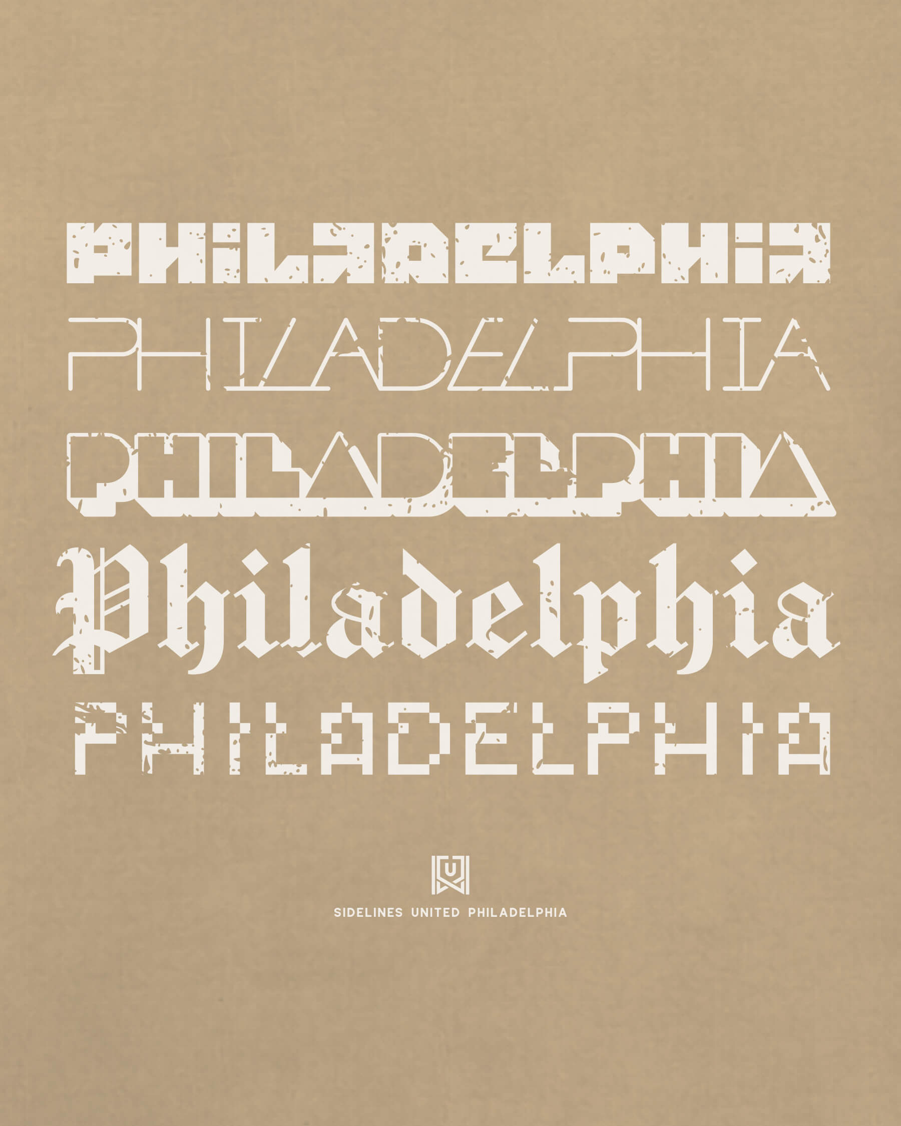 Philly Not Your Type Khaki Tee