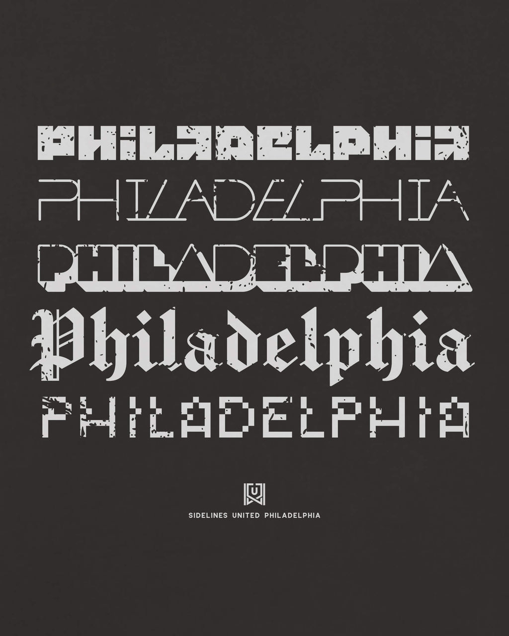 Philly Not Your Type Black Tee