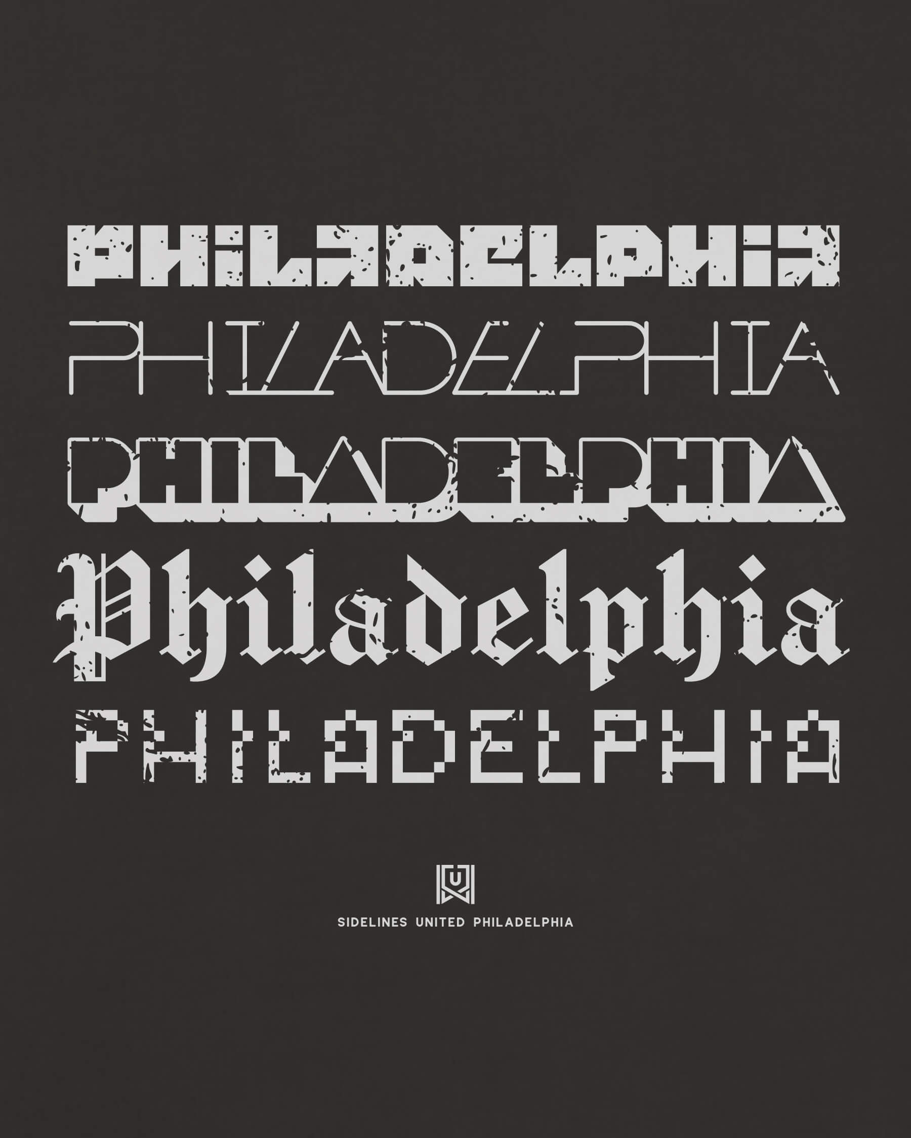 Philly Not Your Type Black Tee