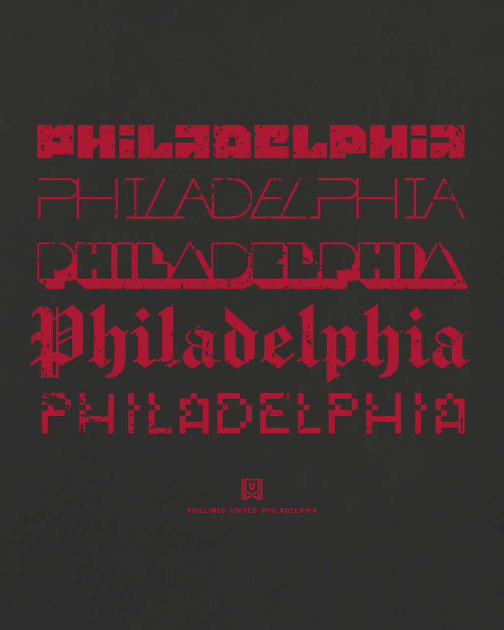 Philly Not Your Type Black Tee