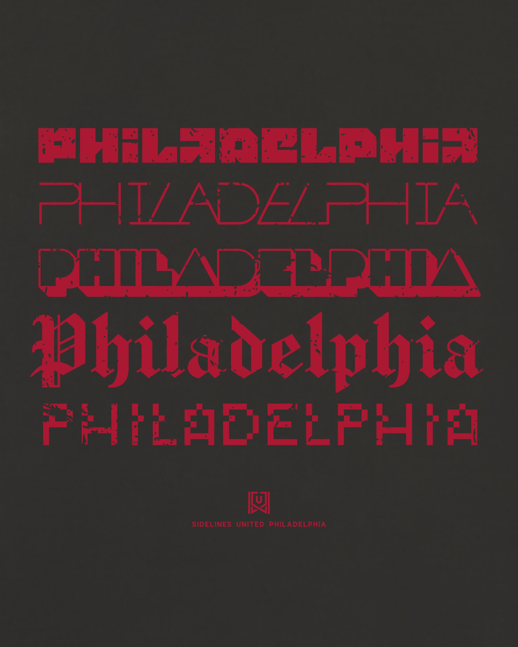 Philly Not Your Type Black Tee