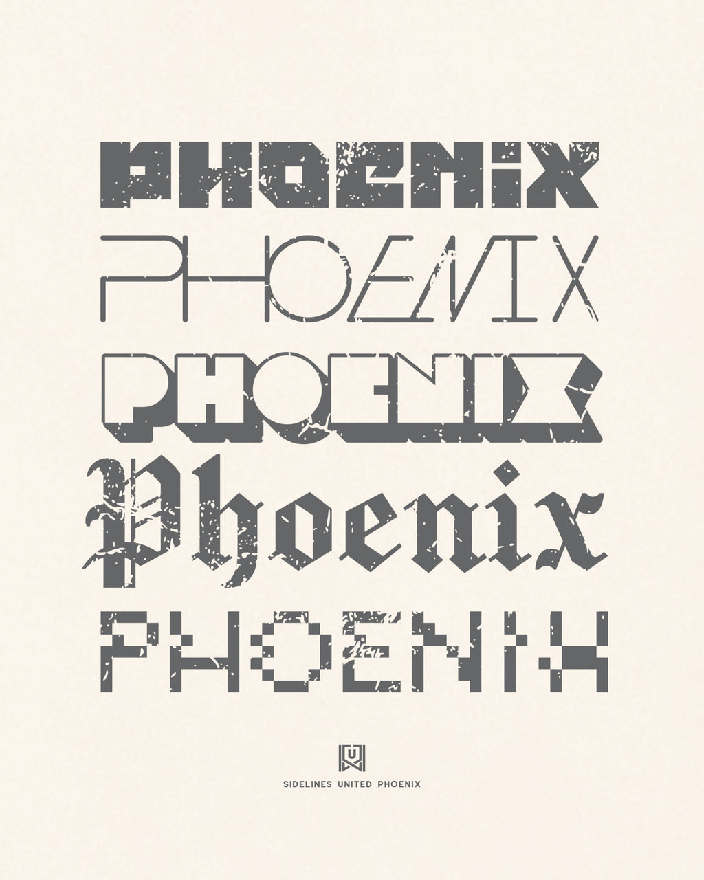 PHX Not Your Type Vintage White Tee