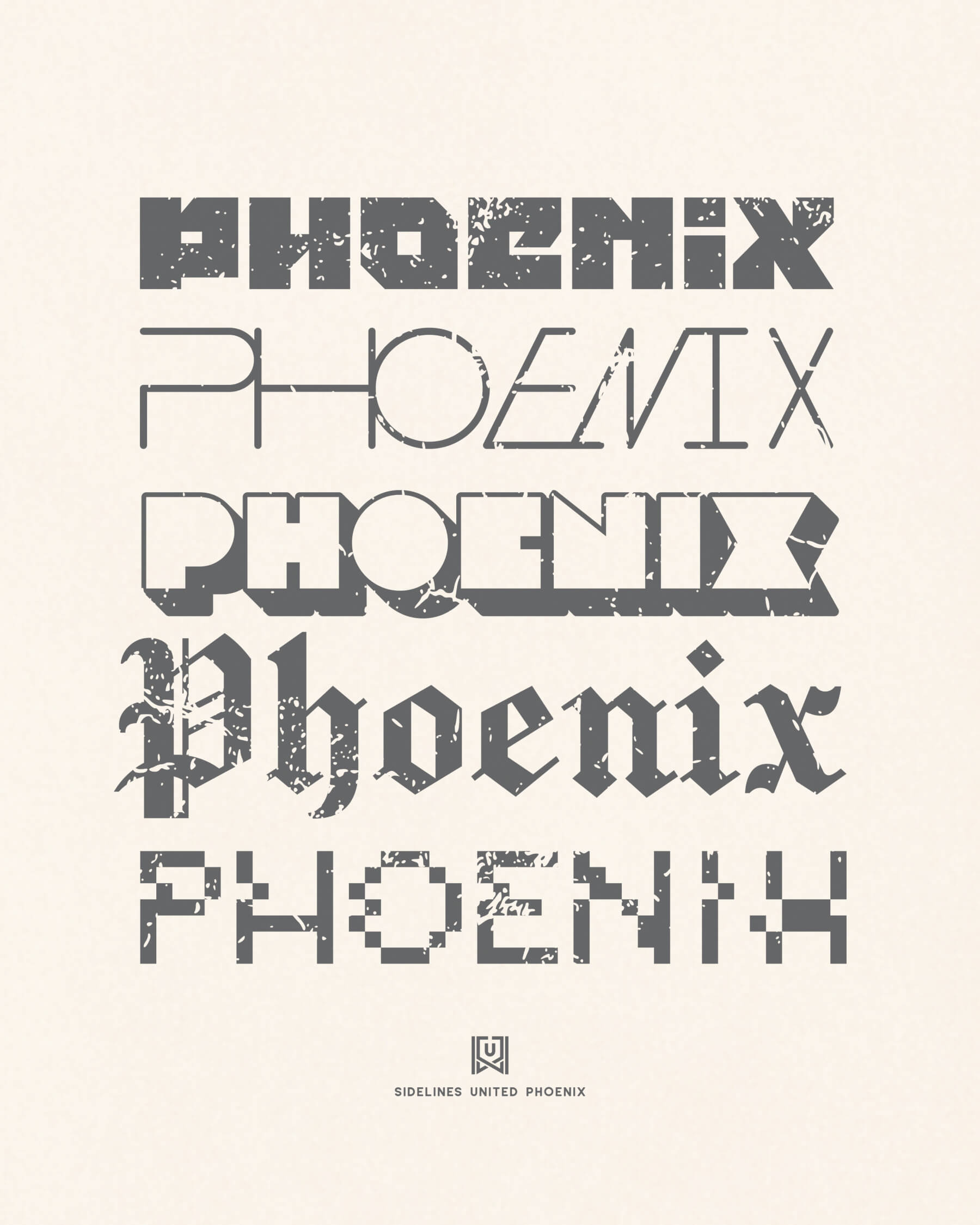 PHX Not Your Type Vintage White Tee