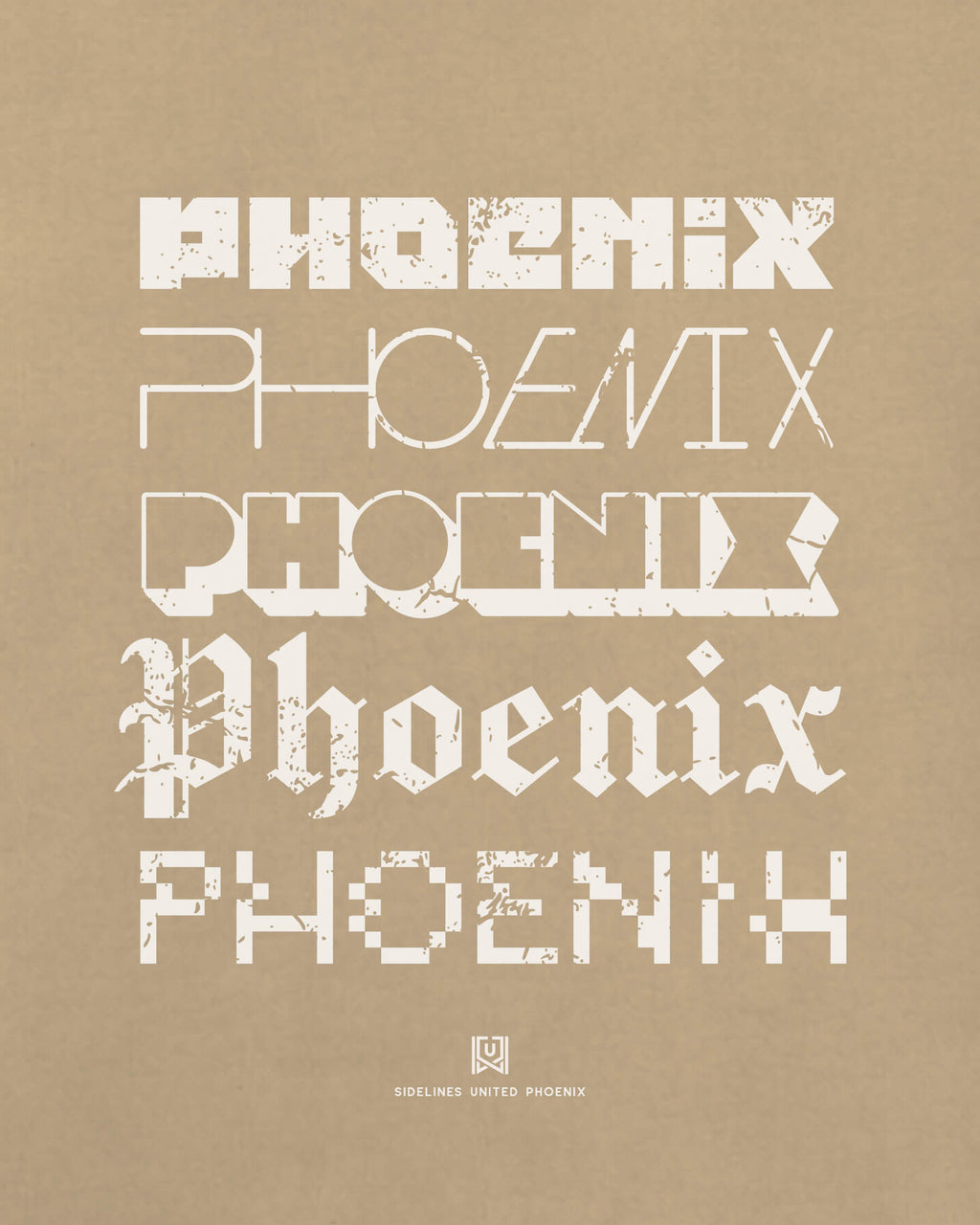 PHX Not Your Type Khaki Tee