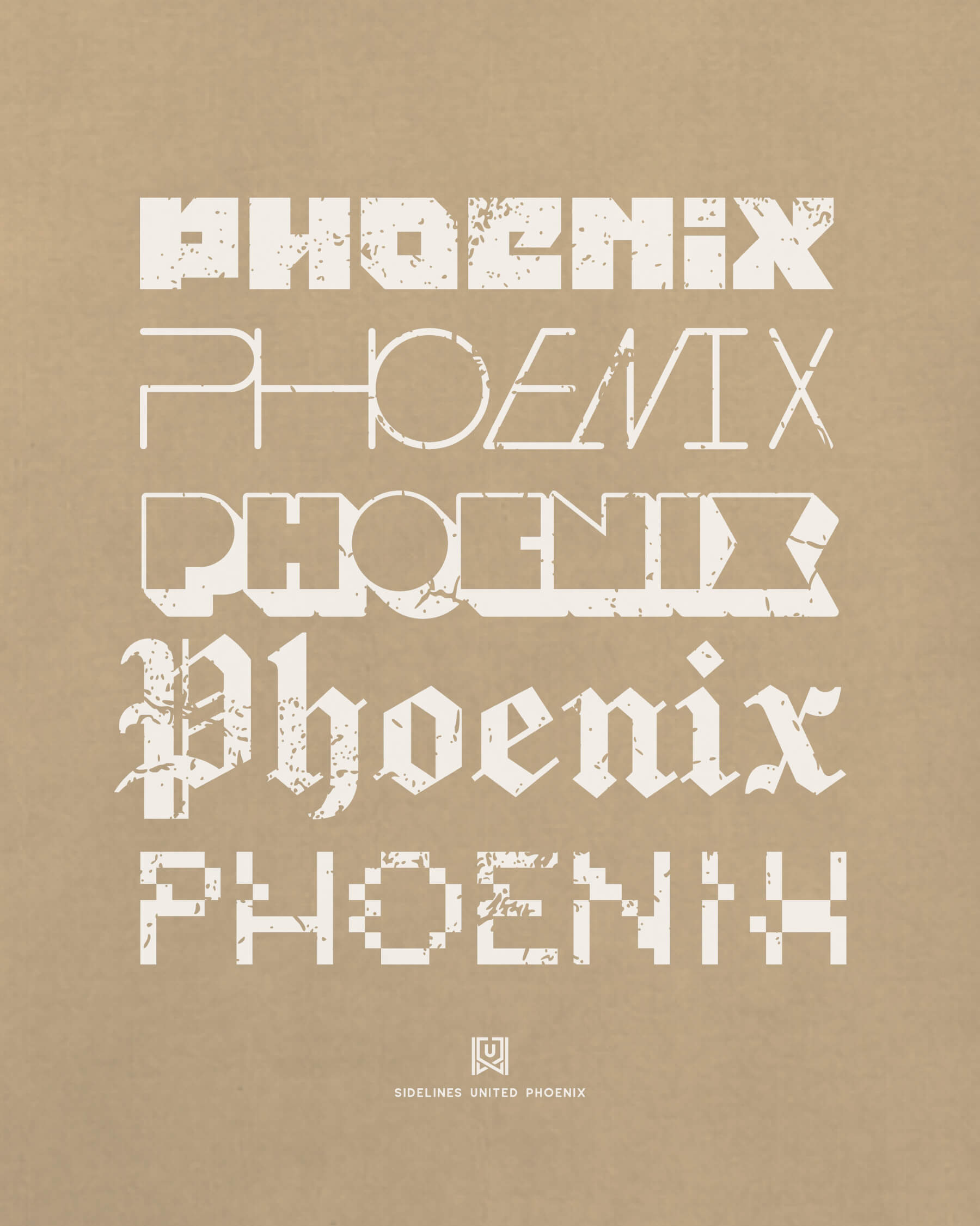 PHX Not Your Type Khaki Tee