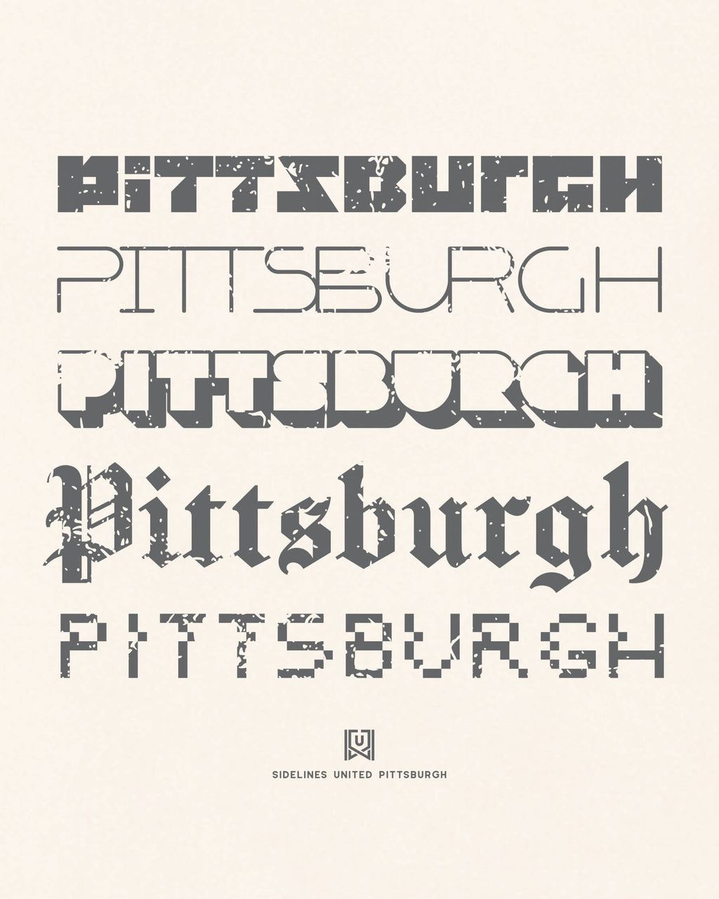 PGH Not Your Type Tee - Vintage White - Zoom