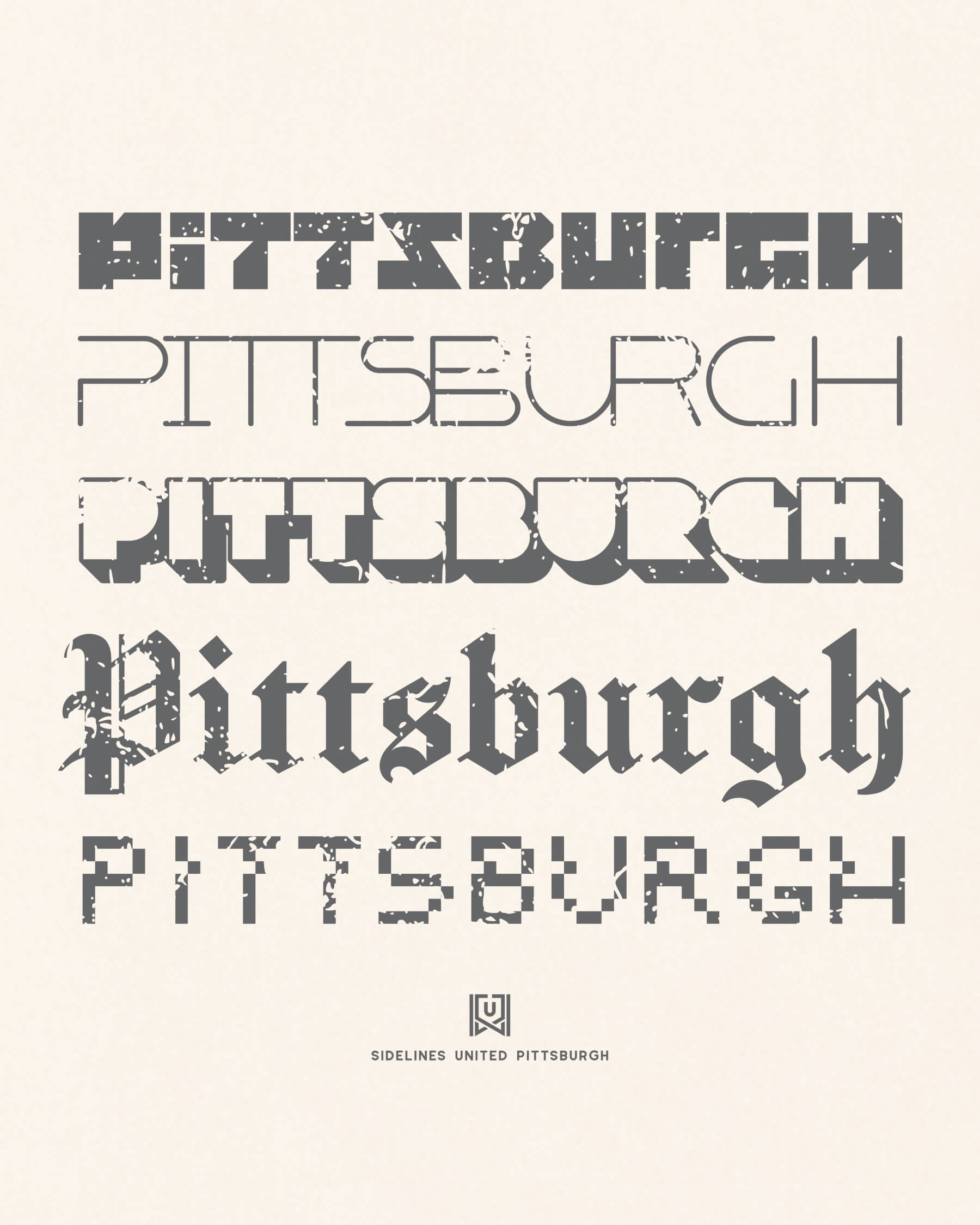 PGH Not Your Type Tee - Vintage White - Zoom