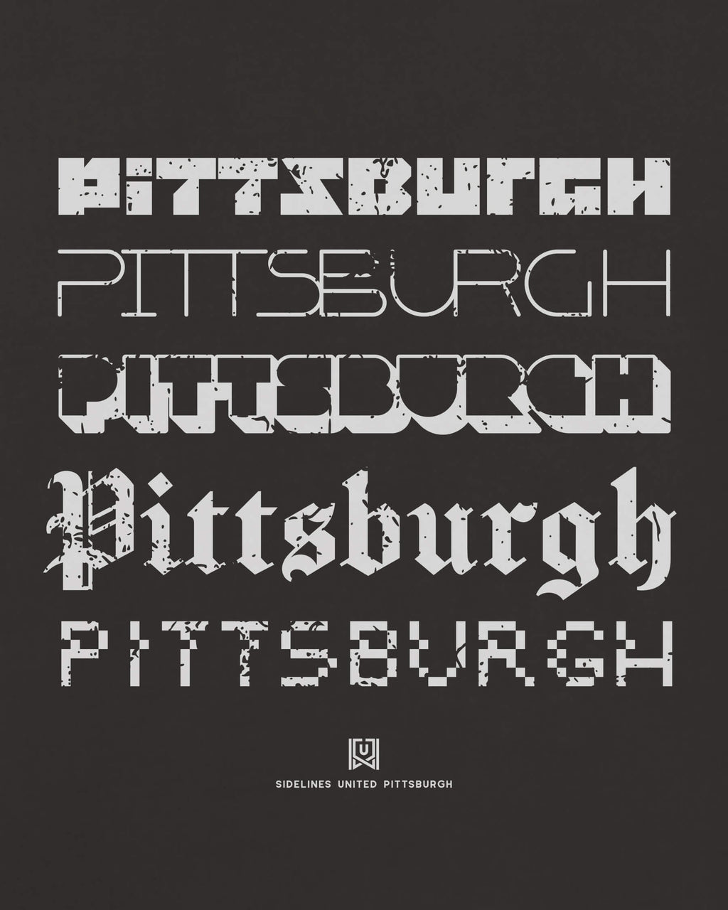 PGH Not Your Type Black Tee
