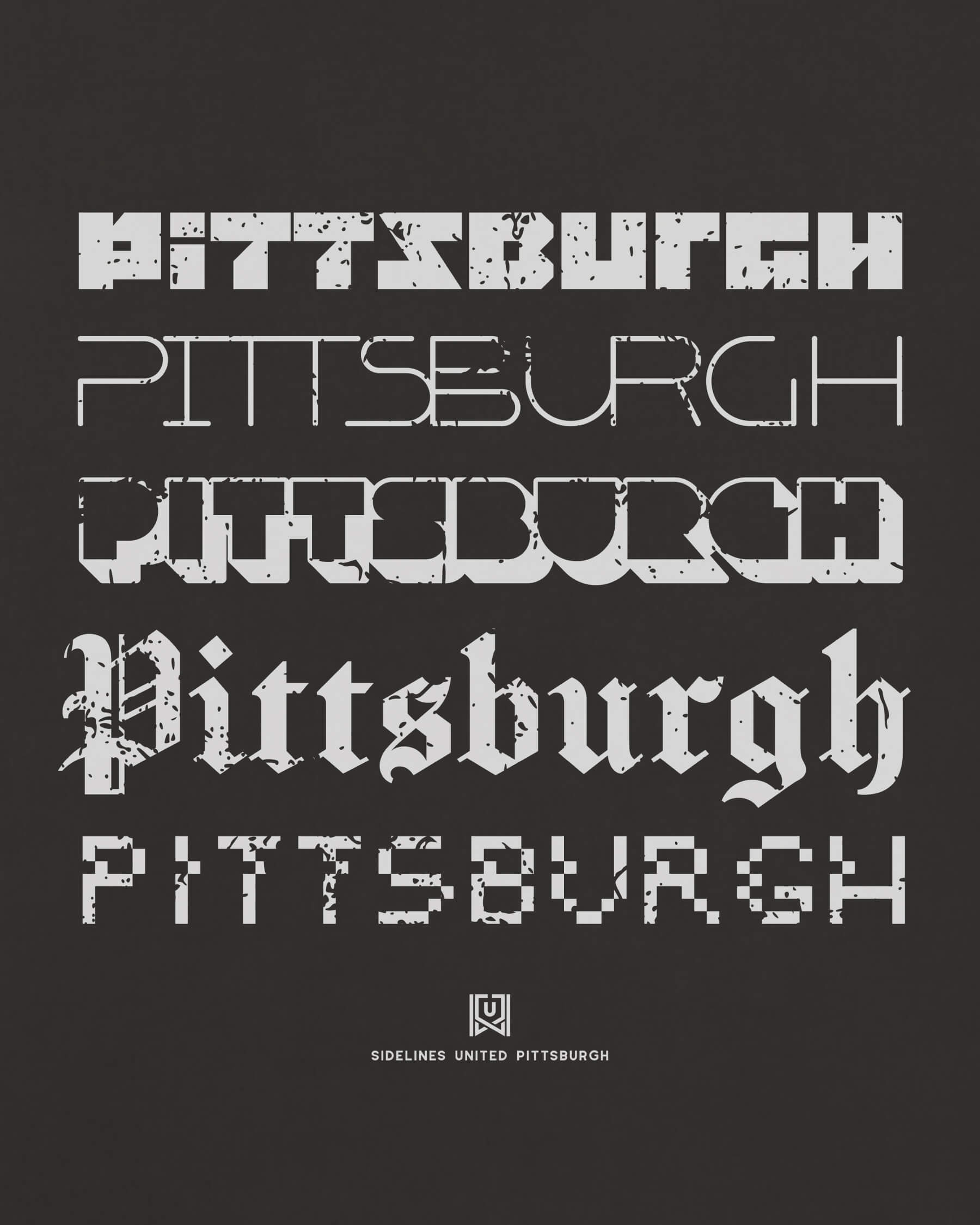 PGH Not Your Type Black Tee
