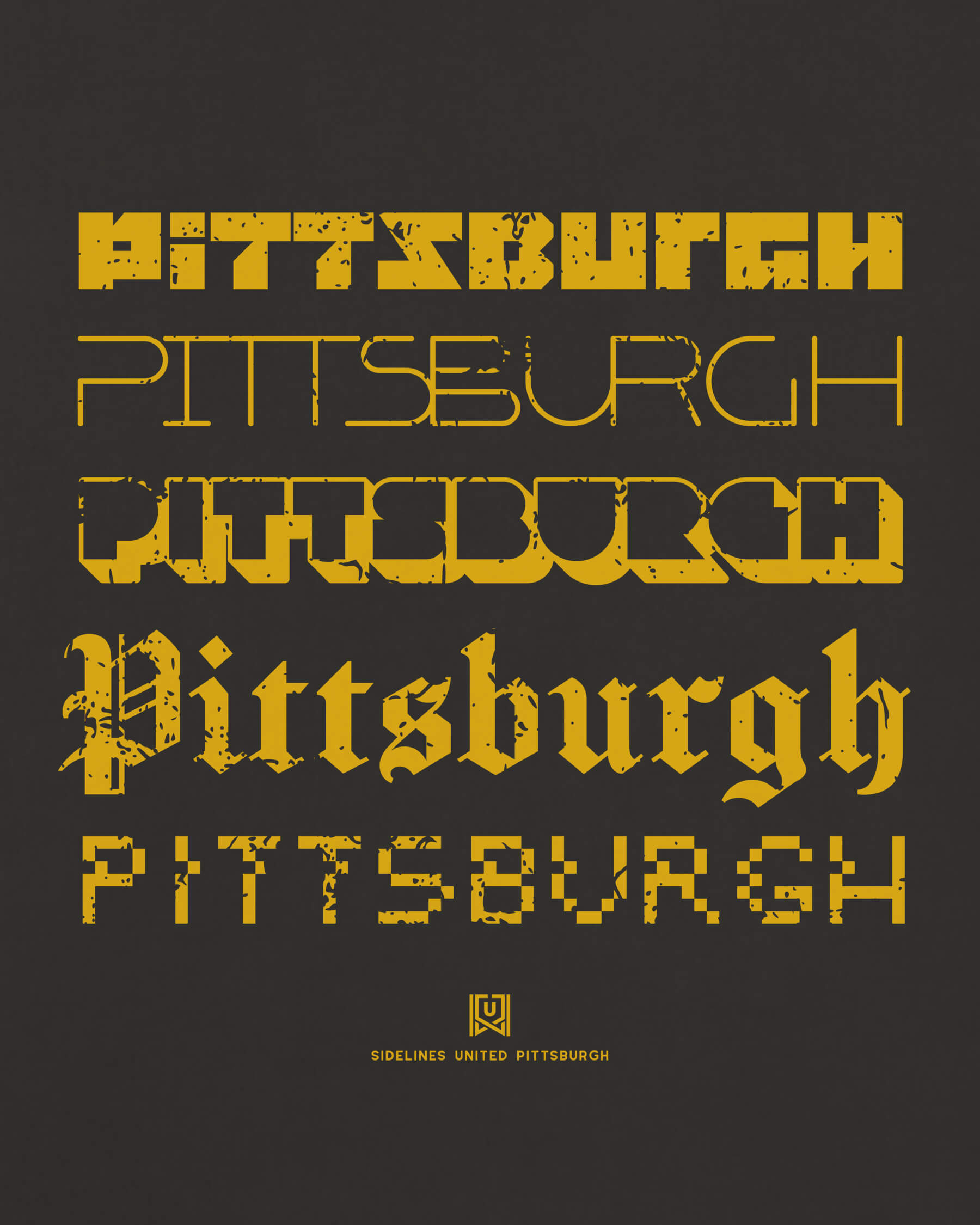 PGH Not Your Type Black Tee