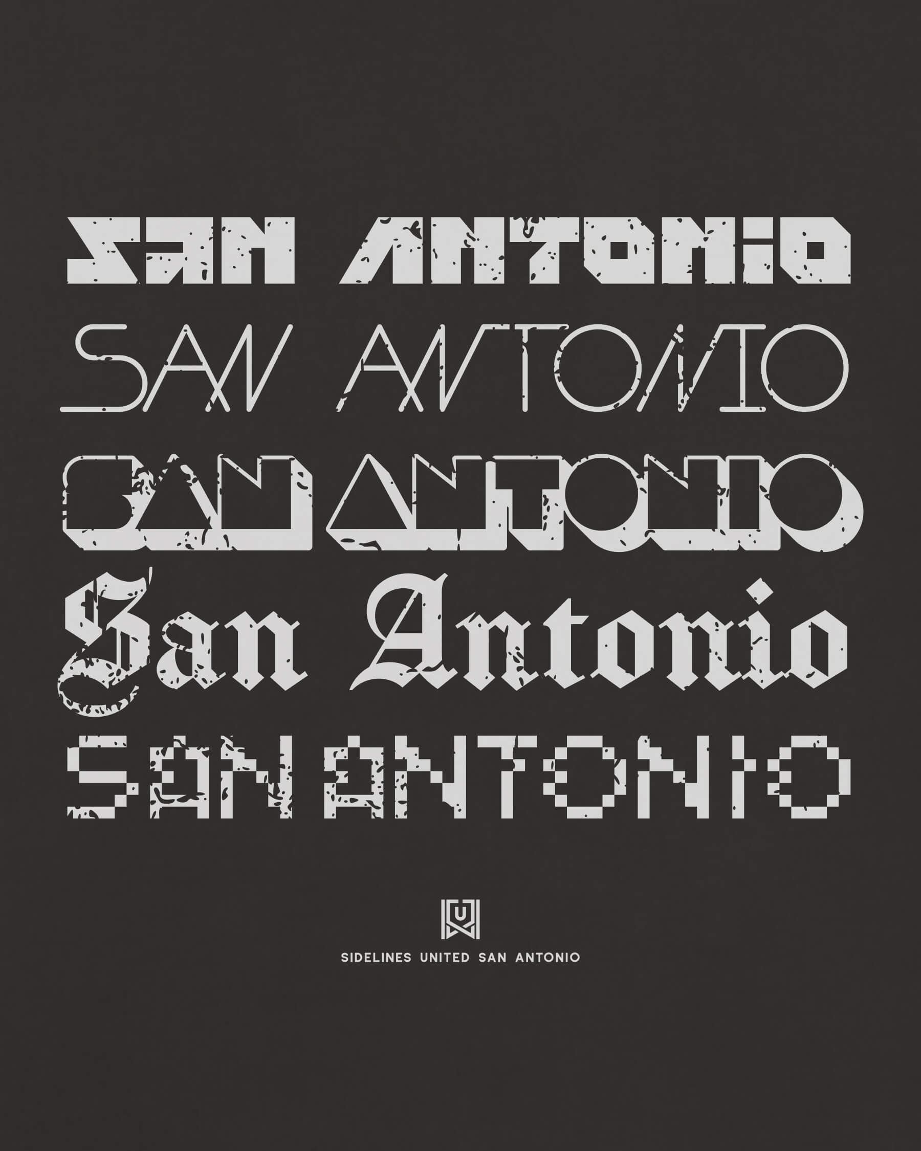 SATX Not Your Type Black Tee